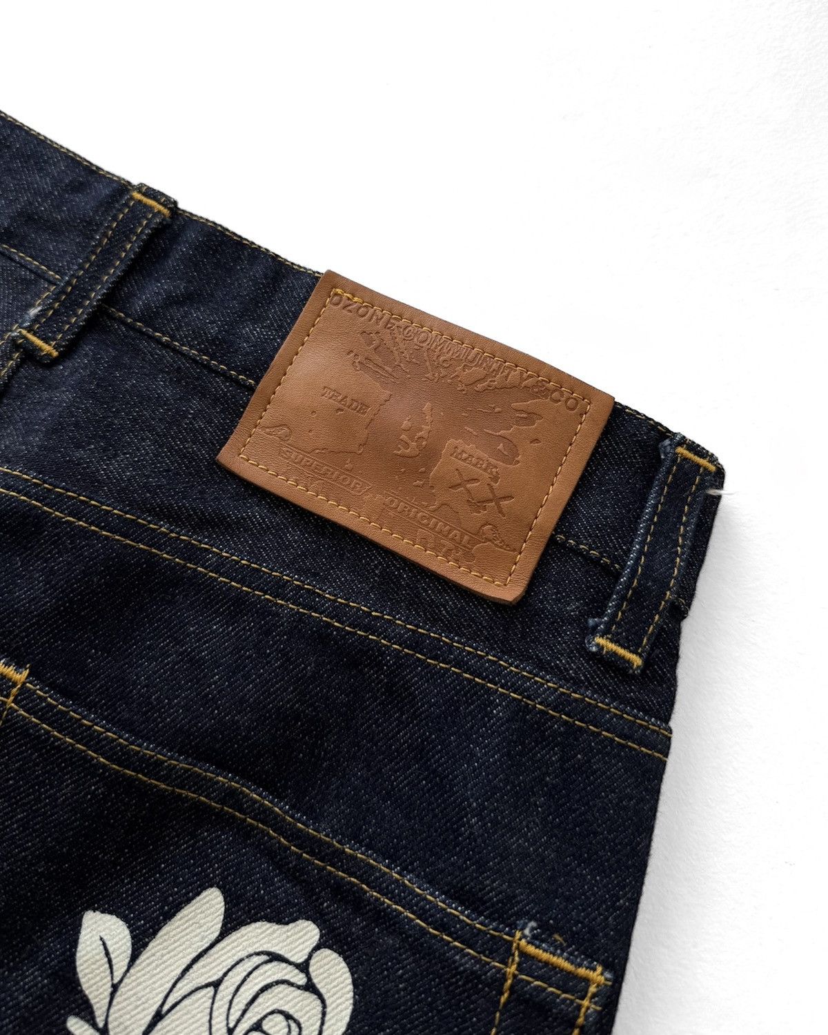 Hysteric Glamour OZONE COMMUNITY HYSTERIC RED SELVEDGE DENIM JEANS Size US 28 / EU 44 - 7 Thumbnail