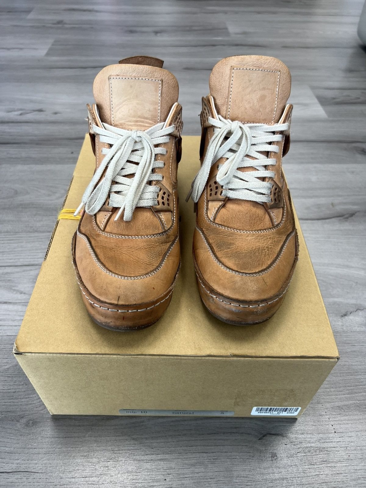 Hender Scheme Hender Scheme MIP-10 Jordan 4 Natural Size US 9.5 / EU 42-43 - 2 Thumbnail