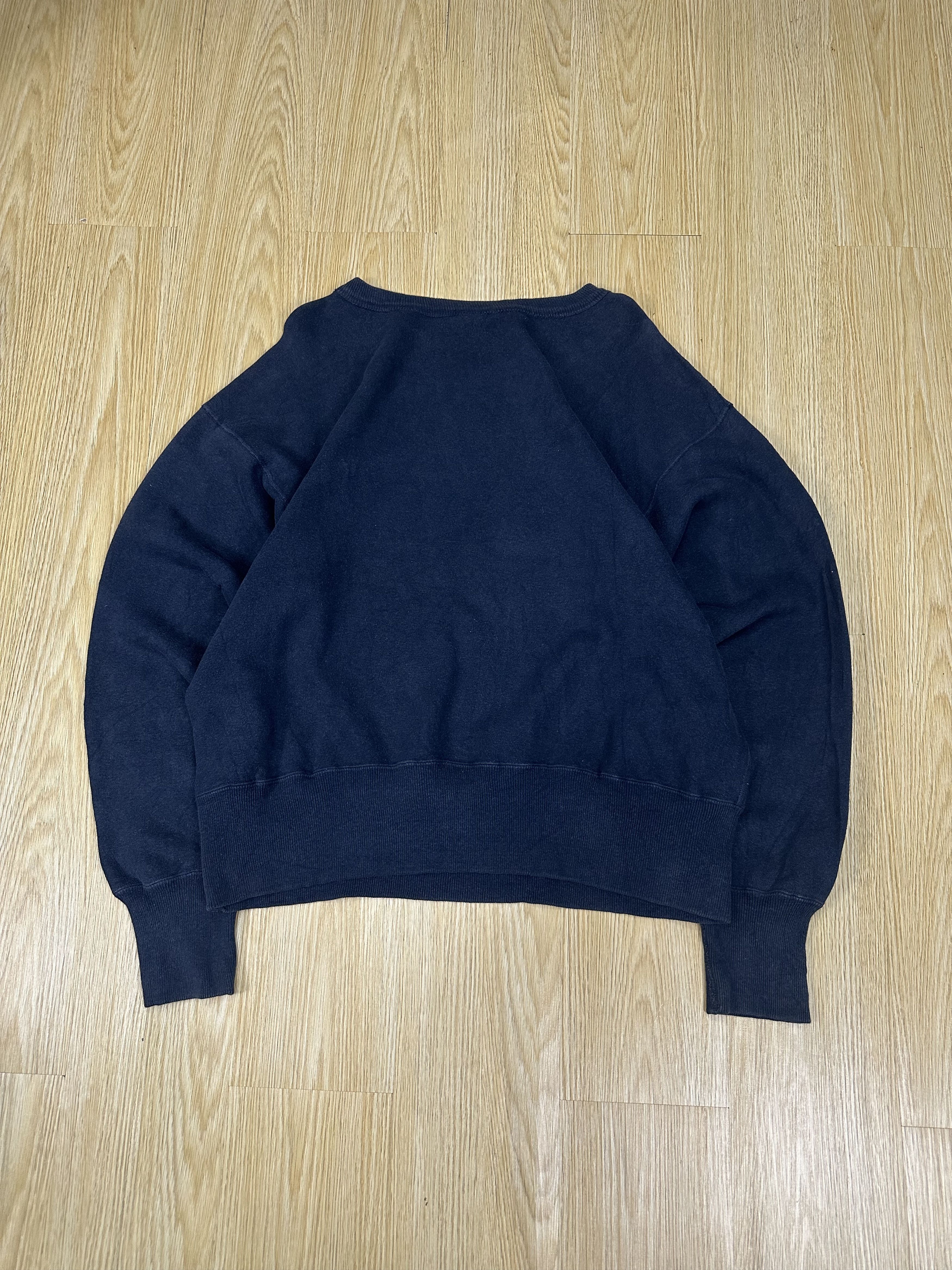 45rpm 90s 45rpm Baggy Faded Vintage Sweatshirt Z213 Size US L / EU 52-54 / 3 - 4 Thumbnail
