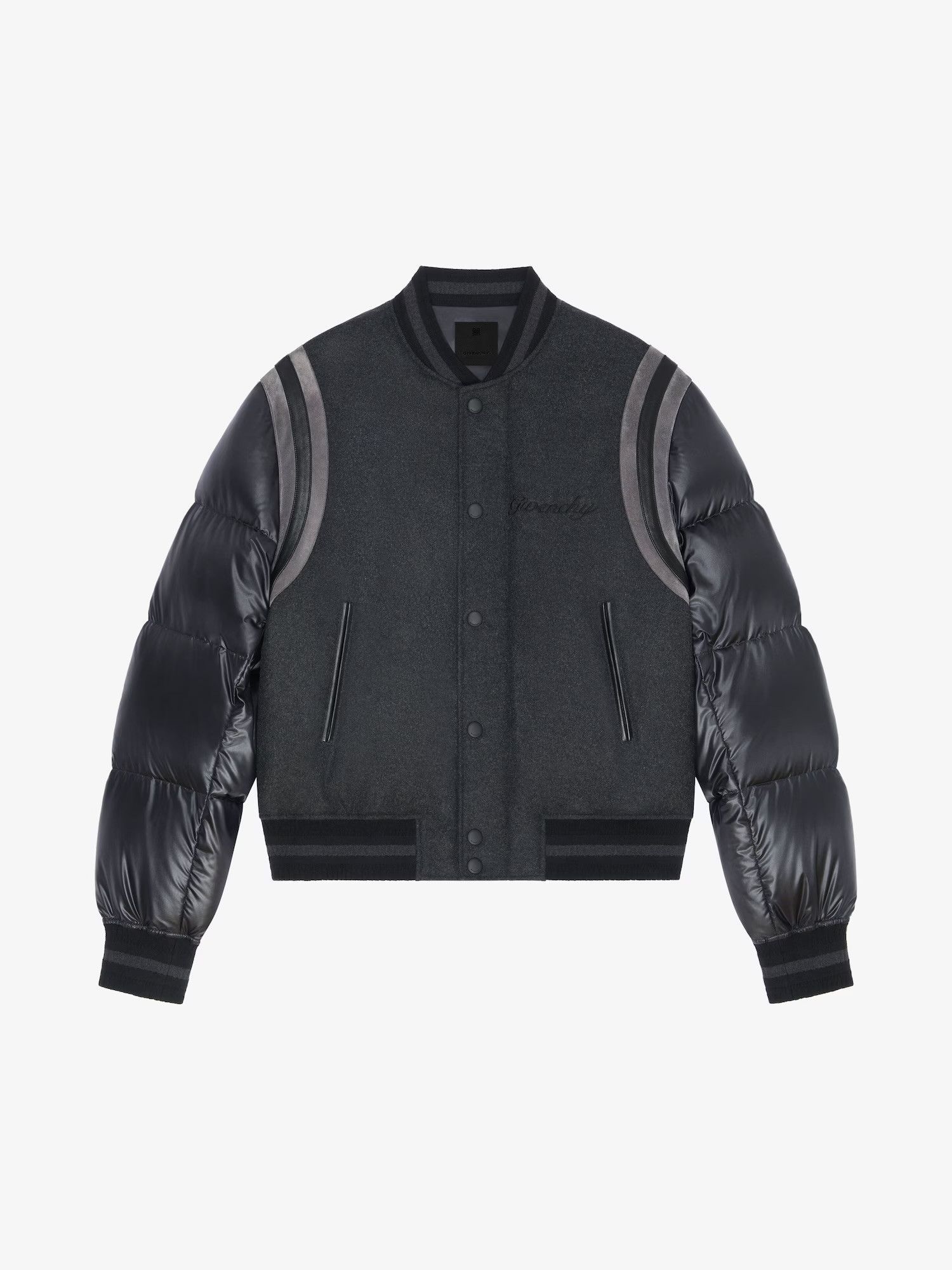 Givenchy o1w1db10325 Varsity Puffer in Black Size US S / EU 44-46 / 1 - 1 Thumbnail