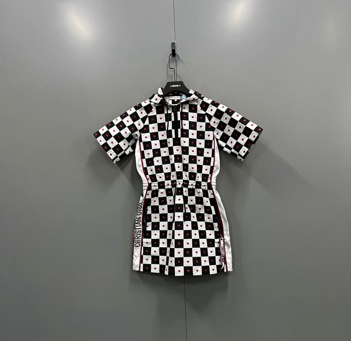 Dior Dior Plaid Heart Color-block All-over Print Dress J41 Size XS / US 0-2 / IT 36-38 - 1 Thumbnail