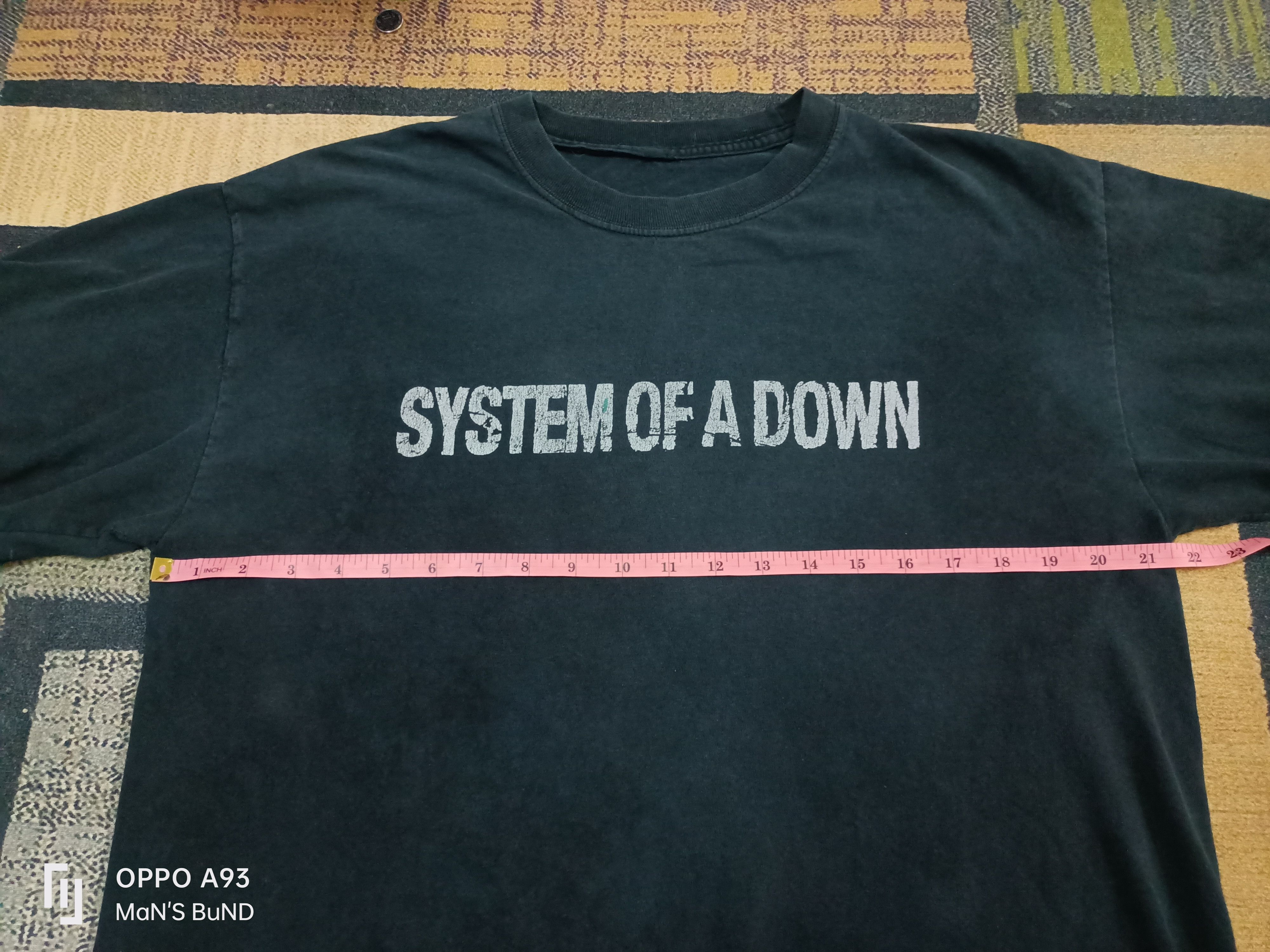 Band Tees DISTRESSED BAND TEES,SYSTEM OF A DOWN Size US M / EU 48-50 / 2 - 12 Thumbnail