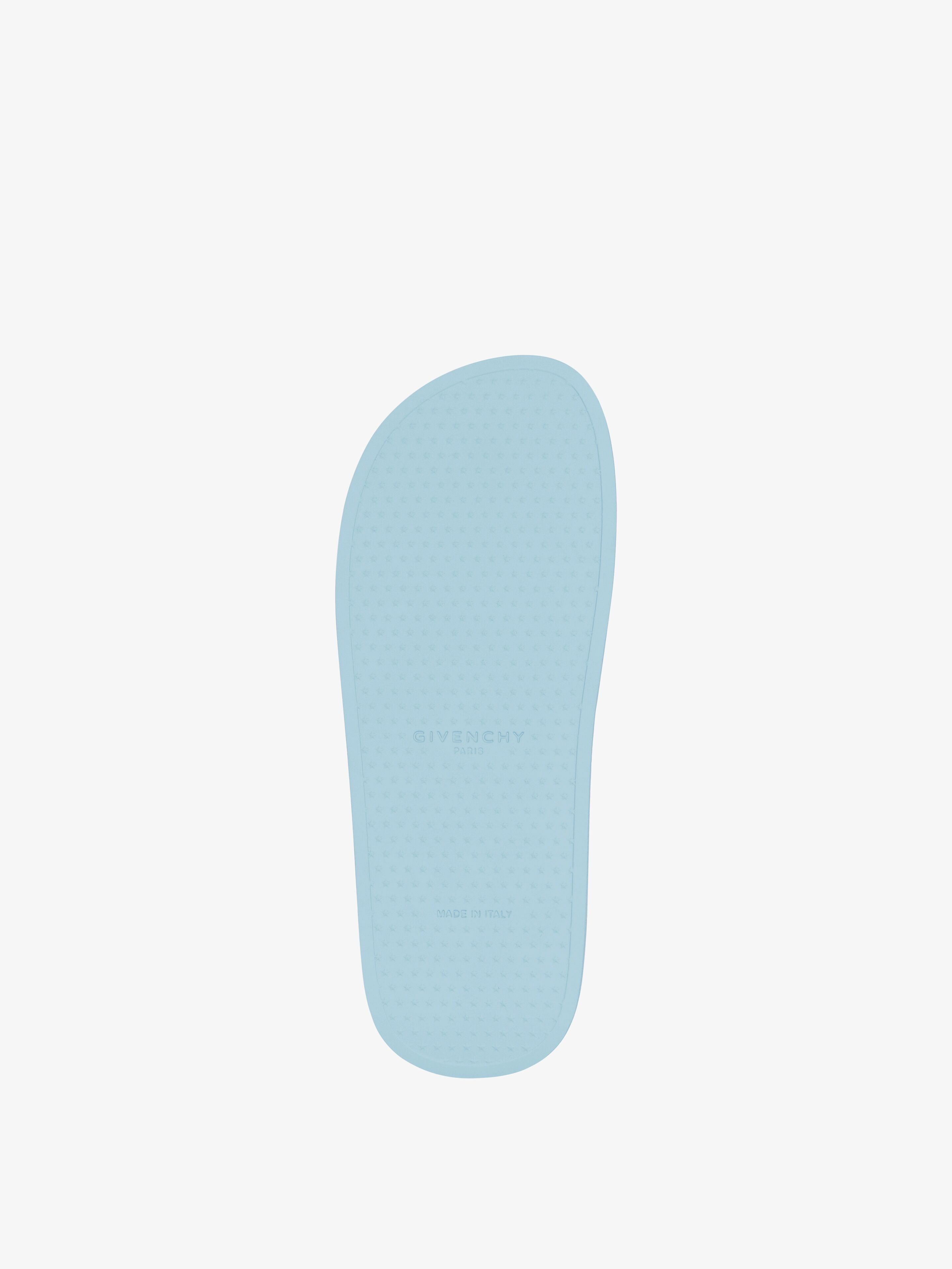 oc11z0725 Slides Flat Sandals in Blue