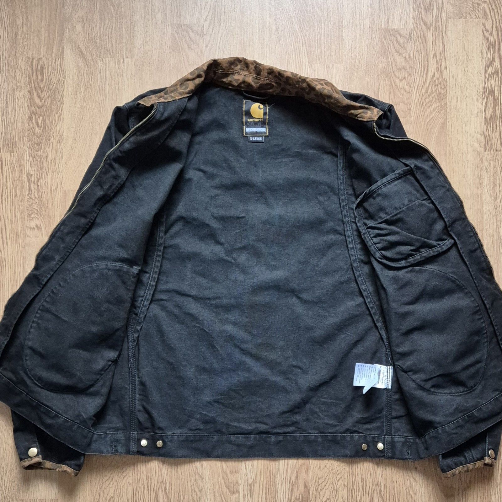 Carhartt Wip × Neighborhood Carhartt x Neighborhood Detroit Jacket Black XL Size US XL / EU 56 / 4 - 3 Thumbnail
