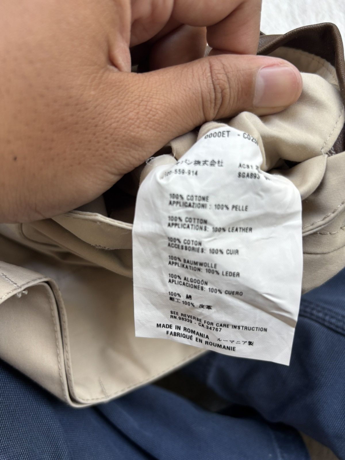 Prada sport vintage coat jacket mix leather