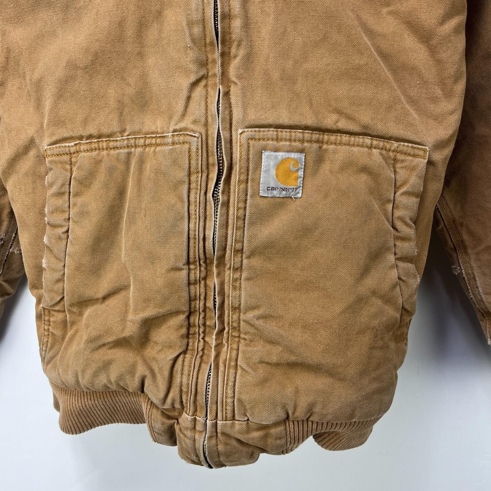 Carhartt Vintage Carhartt Hooded Jacket Medium Youth Size US M / EU 48-50 / 2 - 2 Thumbnail