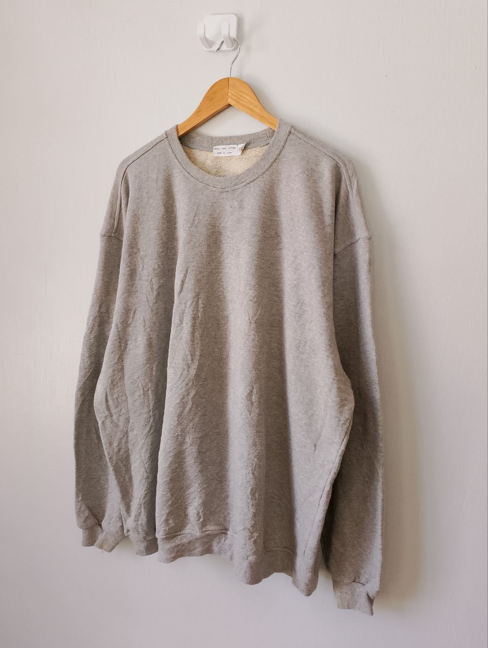 Japanese Brand DOLL Plain Grey Made in Japan Sweatshirt Size US XXL / EU 58 / 5 - 3 Thumbnail