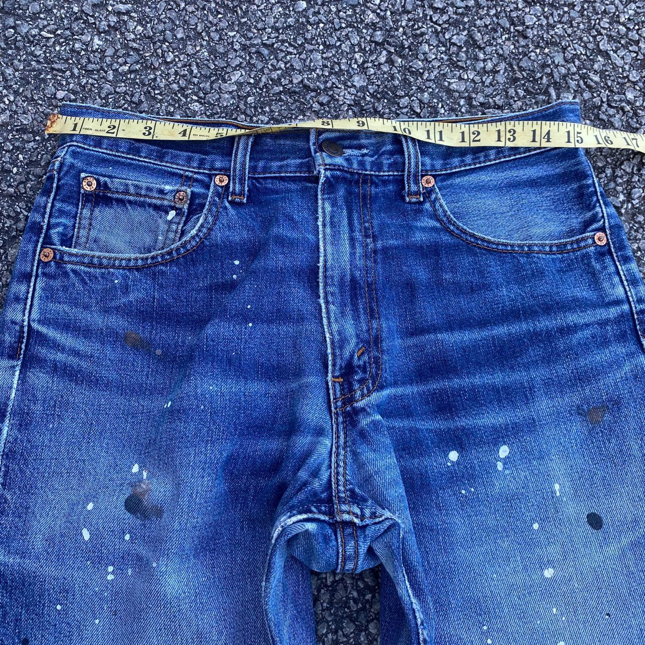 Levi's Vintage Levis 508 Dot Colour Distressed Denim Size US 31 - 4 Thumbnail
