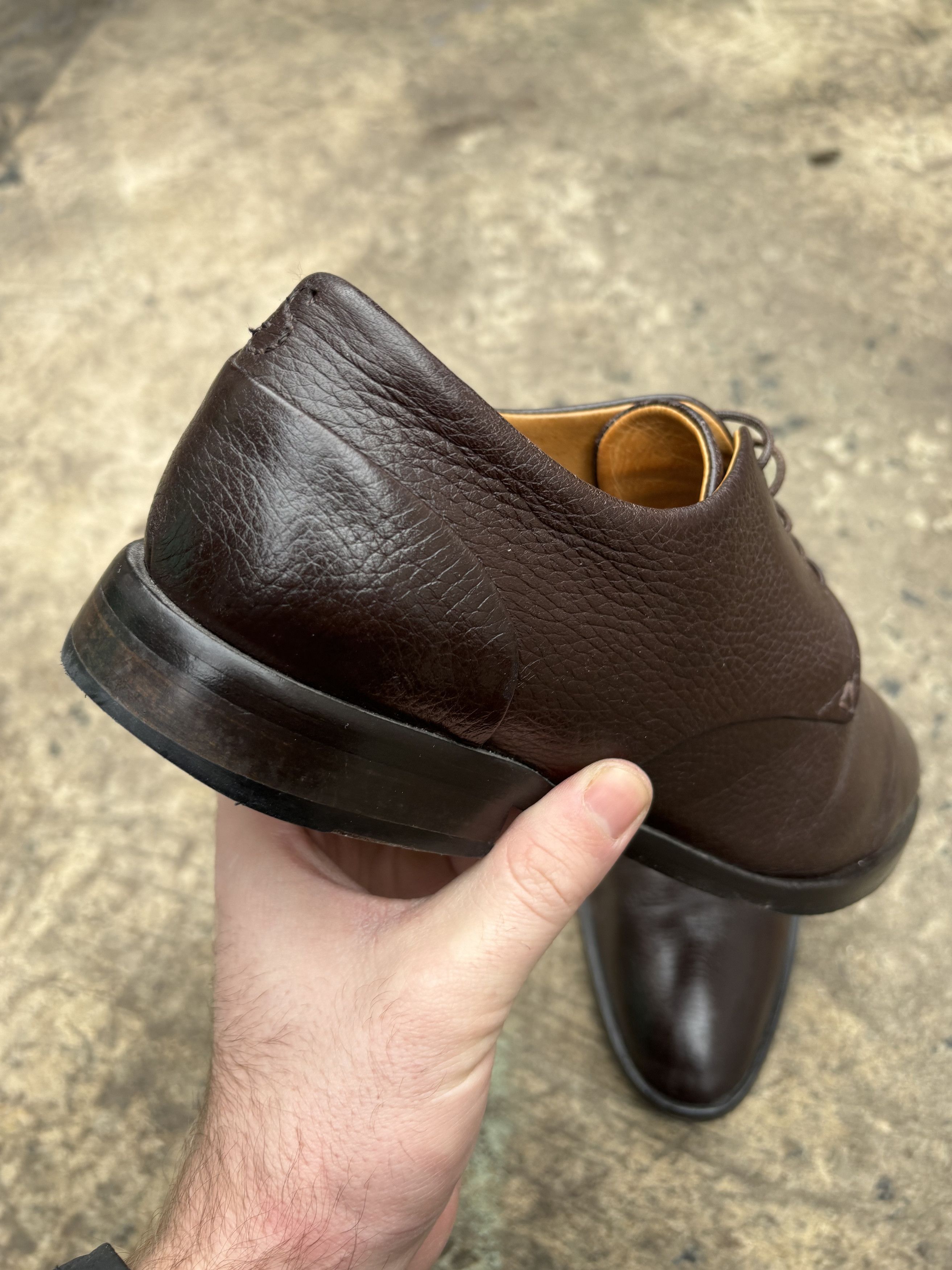 Oliver Sweeney RRP 500$ Oliver Sweeney Campobello Deerskin Bologna Derby Shoes Size US 9.5 / EU 42-43 - 6 Thumbnail