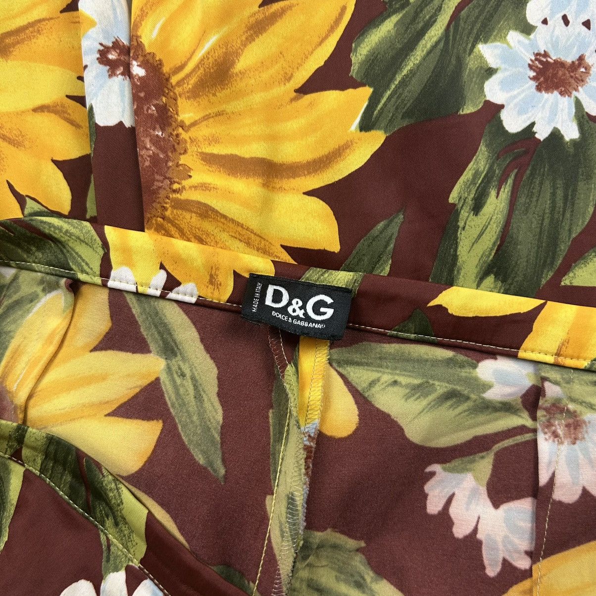 Dolce & Gabbana Dolce & Gabbana Sunflower Pants Size 28" / US 6 / IT 42 - 4 Thumbnail