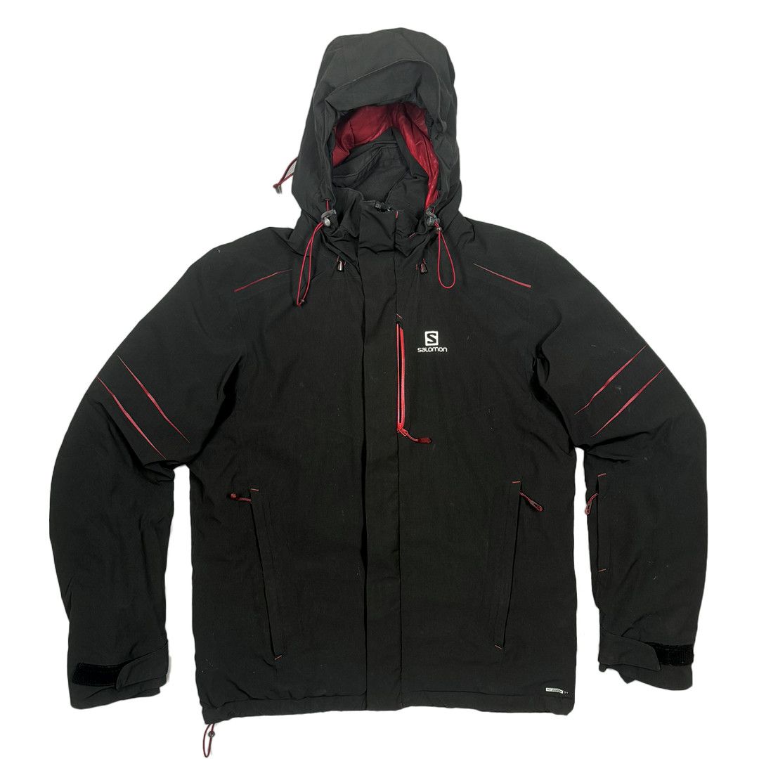 Salomon Salomon - Down Fill Shell Jacket - Dark Green/Black/Red - M Size US M / EU 48-50 / 2 - 1 Thumbnail