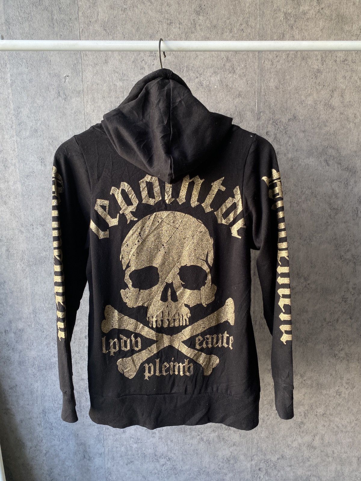 Japanese Brand Plein Beaute Skull Design Style y2k Hoodie Size US S / EU 44-46 / 1 - 4 Thumbnail