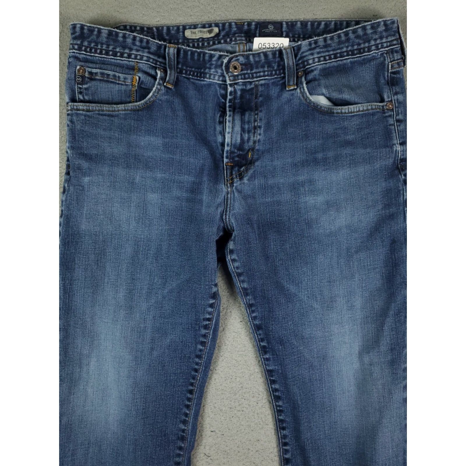 Denime AG Adriano Goldschmied Jeans Mens 38x28 Blue Straight Leg Denim Pants Size US 38 / EU 54 - 2 Thumbnail