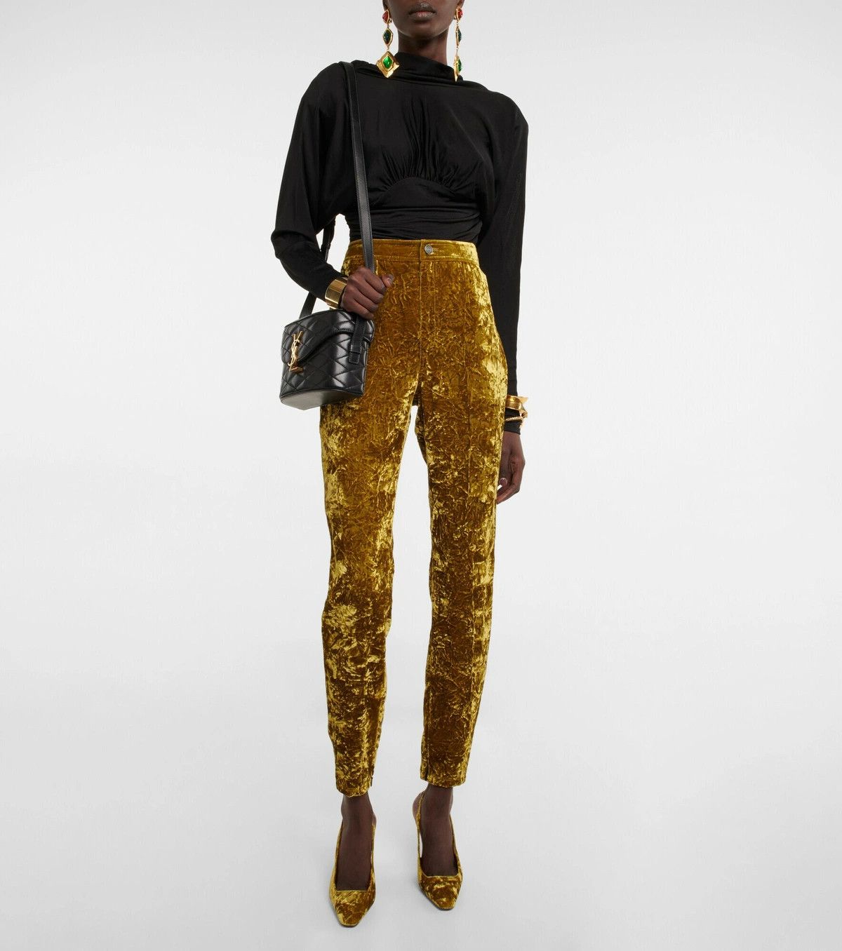 Saint Laurent Paris o1y0126 Sweatpant in Marigold Size 30" / US 8 / IT 44 - 4 Thumbnail
