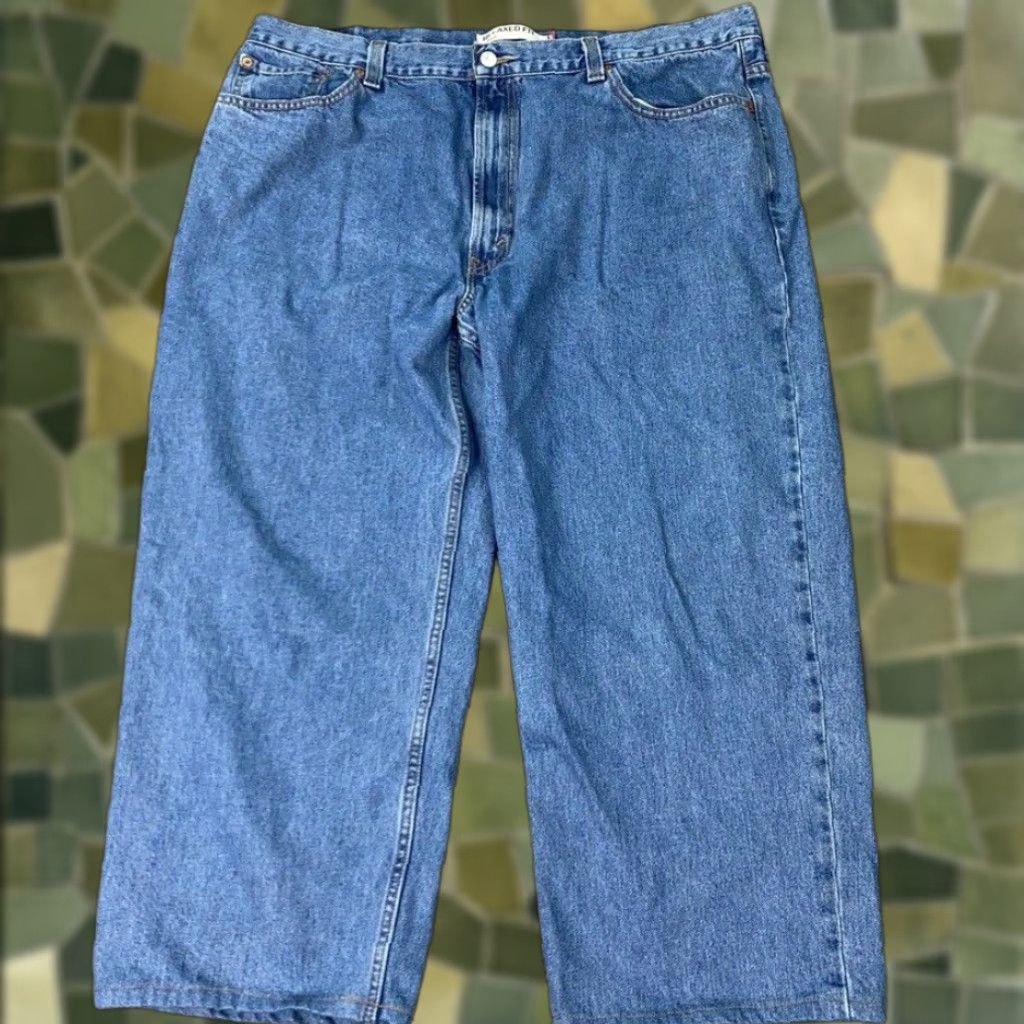 Levi's VINTAGE Levi's 550 Jeans Men 44x24 Short Hemmed Wide Leg Retro Grunge Denim Blue Size US 42 / EU 58 - 1 Thumbnail