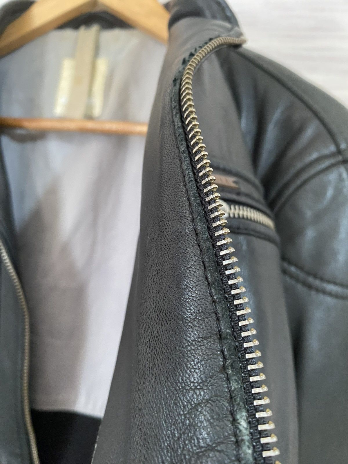 Diesel Diesel Leather Biker Jacket Size US L / EU 52-54 / 3 - 18 Thumbnail