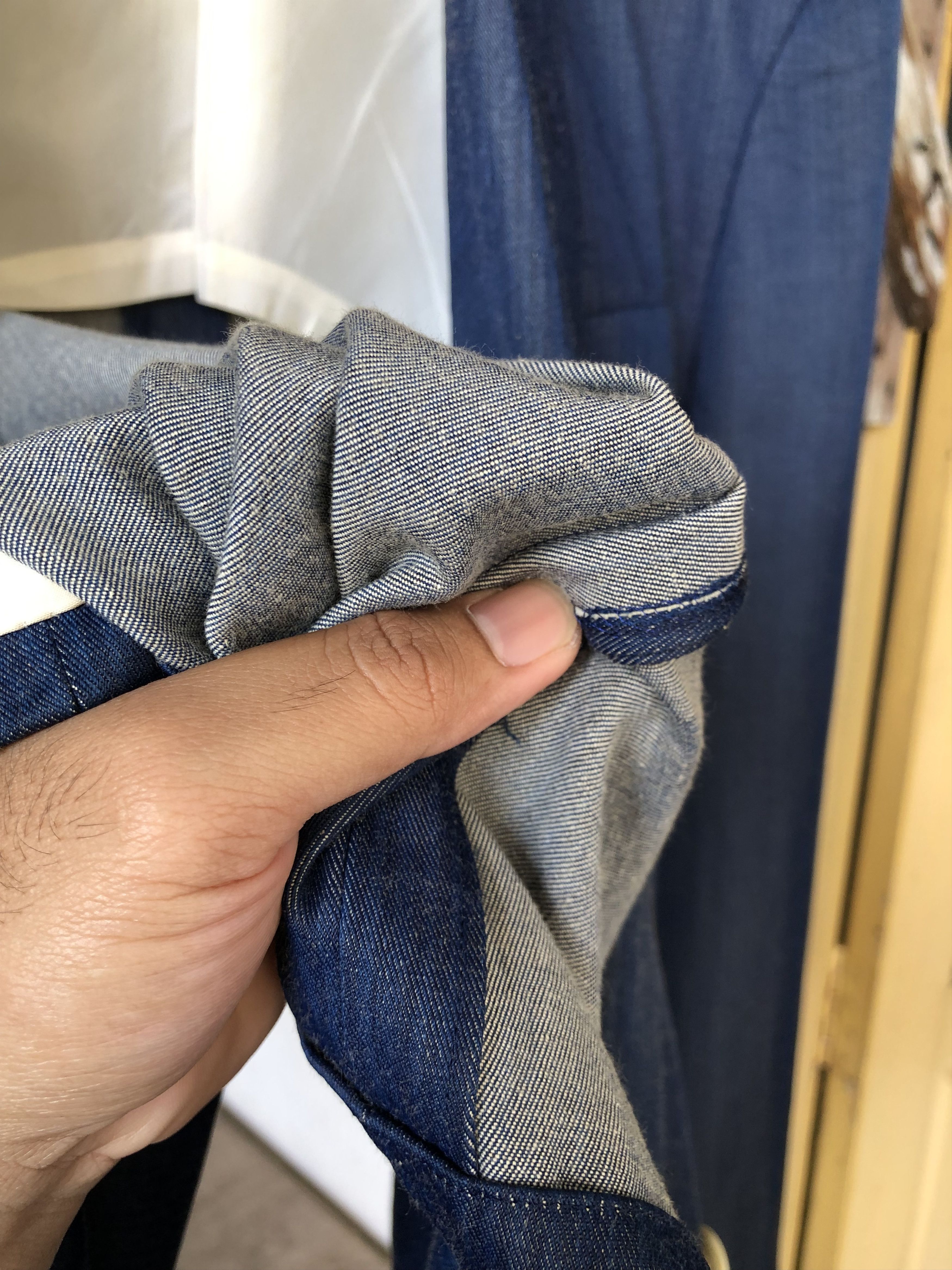 Comme des Garcons Amekaji❗️Comme des Garcons Homme Plus Faded Denim Blazer Size US M / EU 48-50 / 2 - 19 Thumbnail