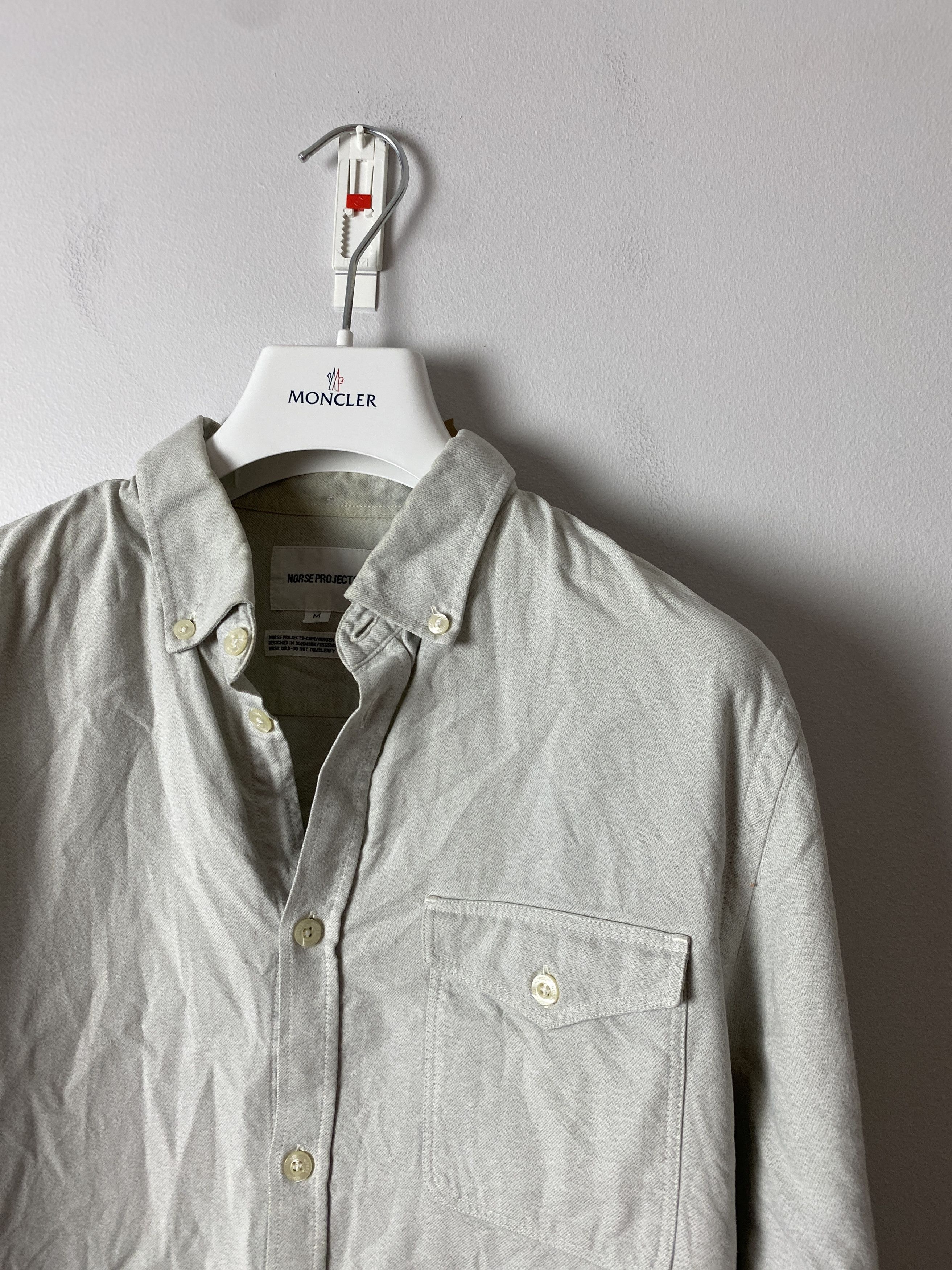 Norse Projects Norse Projects Anton Brushed shirt casual basic Size US M / EU 48-50 / 2 - 2 Thumbnail