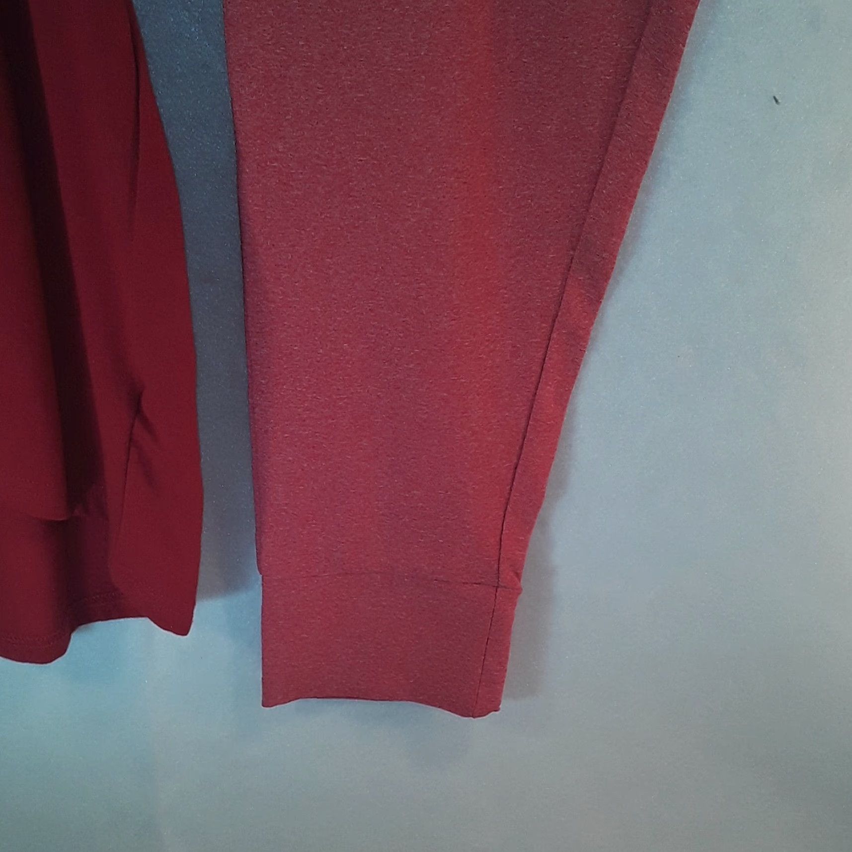 Vintage Antigua Red Warm Up Pants MEDIUM 28x30 SS Tshirt 24x30 red striped slv #e9 Size M / US 6-8 / IT 42-44 - 4 Thumbnail