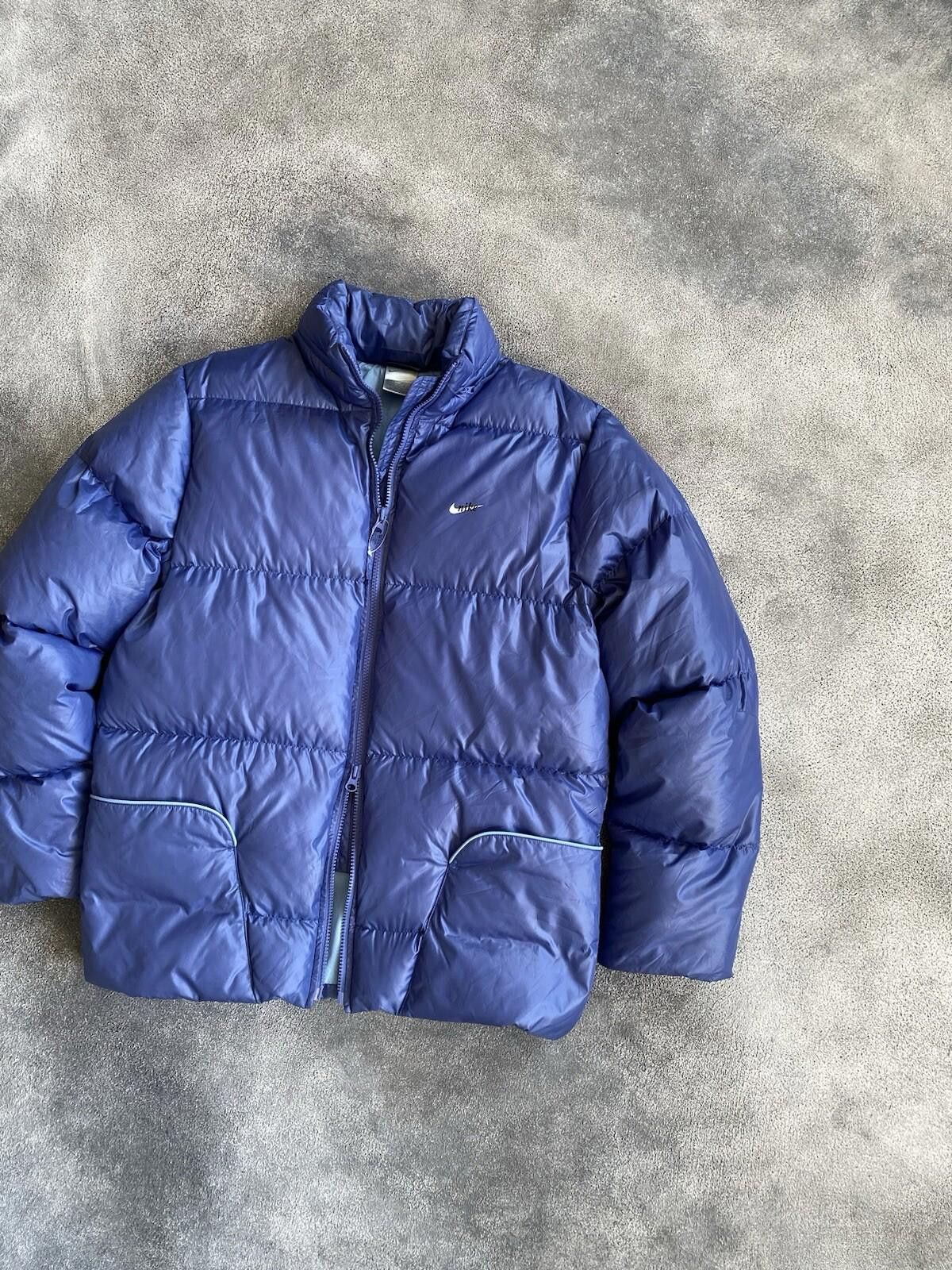 Nike 2000’s Nike “Sky Blue” Down Puffer Jacket Vintage Size M / US 6-8 / IT 42-44 - 1 Thumbnail