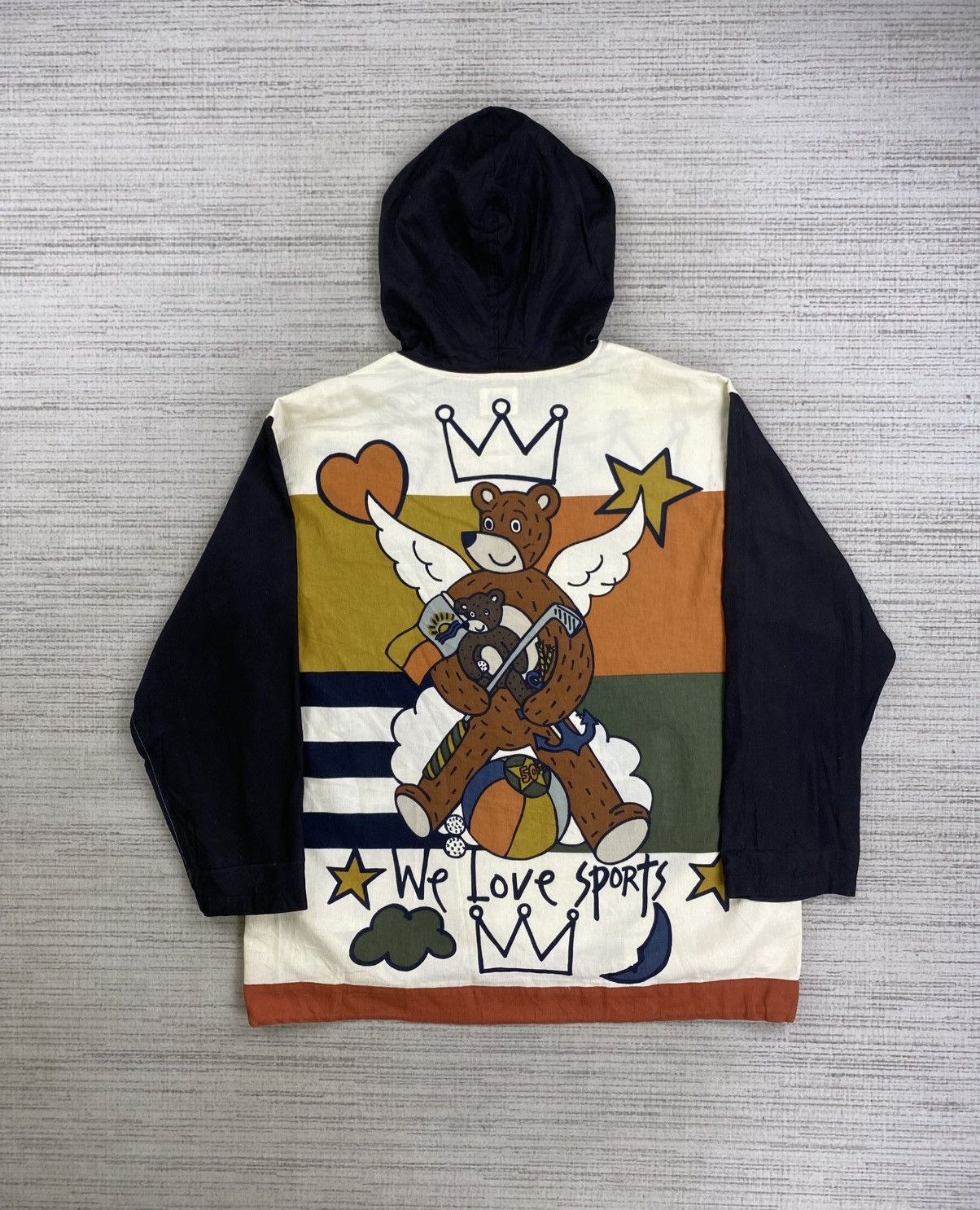 Jean Charles De Castelbajac Vintage Castelbajac Sport Full Printed Hoodie Jacket Size US XL / EU 56 / 4 - 1 Thumbnail