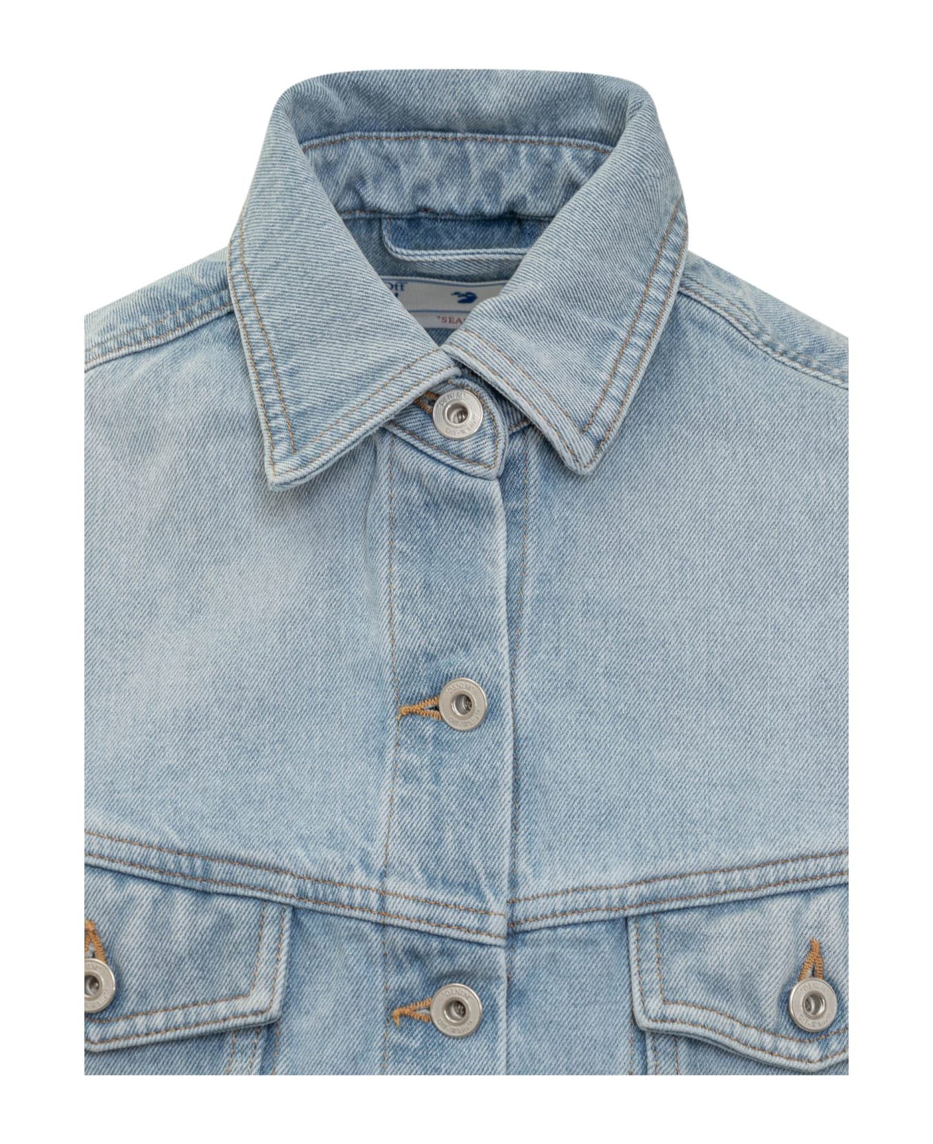 Off-White o1y1125 Denim Jacket in Blue Size S / US 4 / IT 40 - 4 Thumbnail
