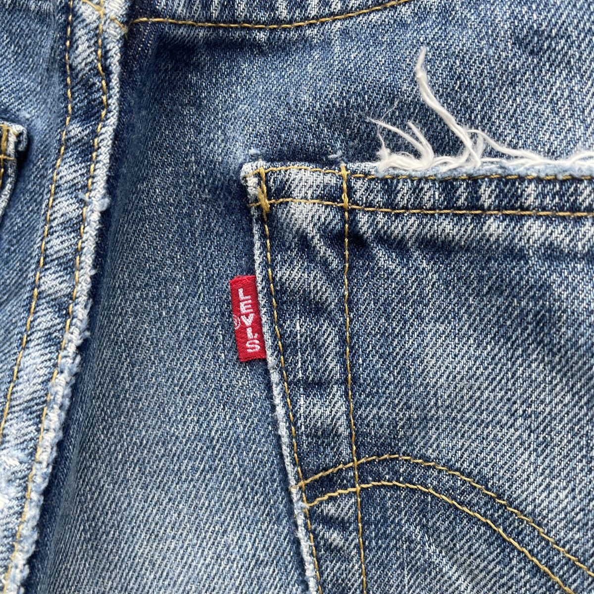 Levi's Vintage Clothing W32💥 Levis 503 Big E Vintage Distressed Jeans Faded Pants Size US 32 / EU 48 - 14 Thumbnail