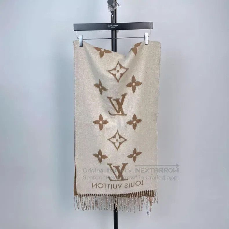 Louis Vuitton Louis Vuitton Cashmere scarf Size ONE SIZE - 5 Thumbnail