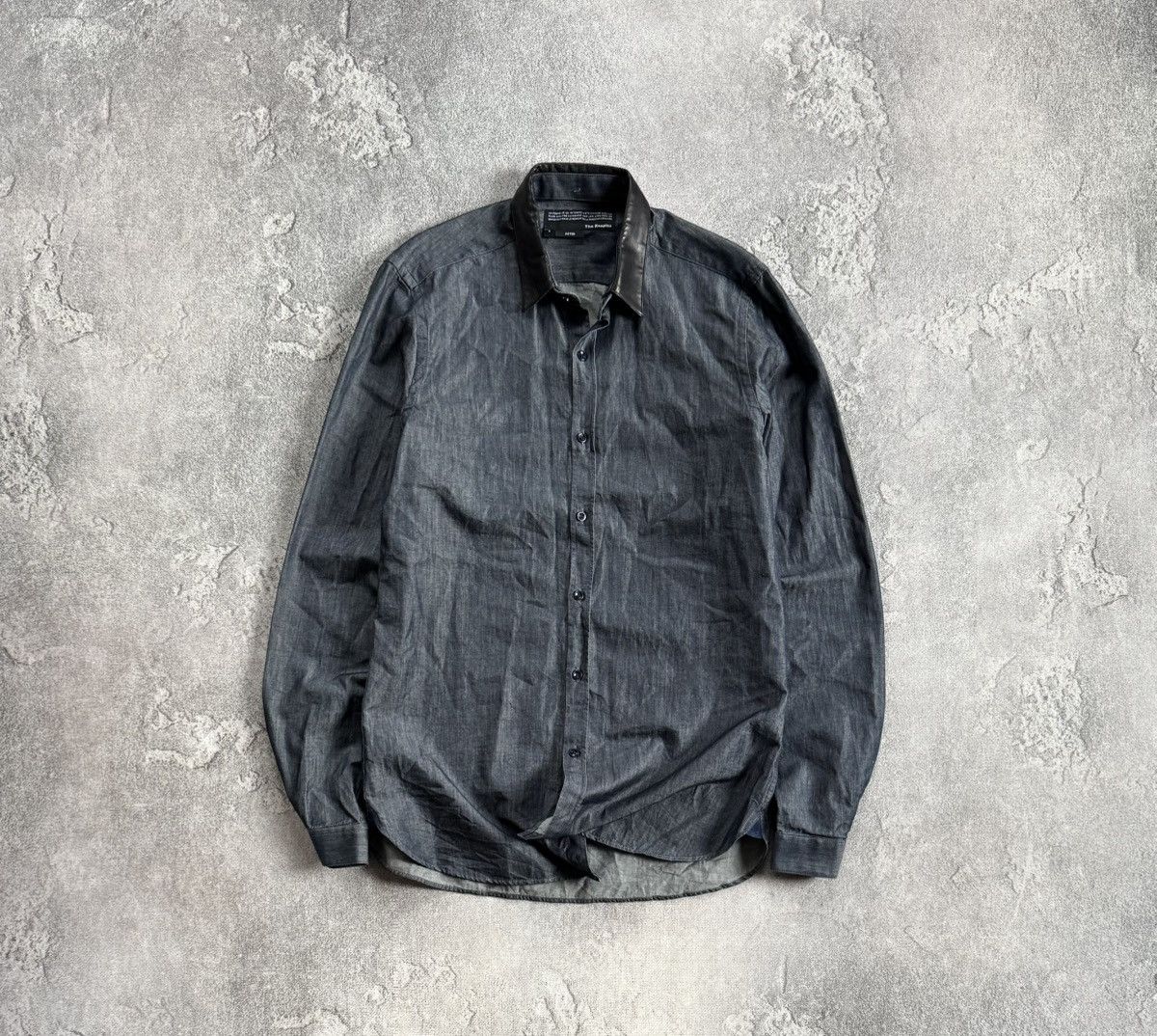 The Kooples S/size button up denim shirt long sleeve