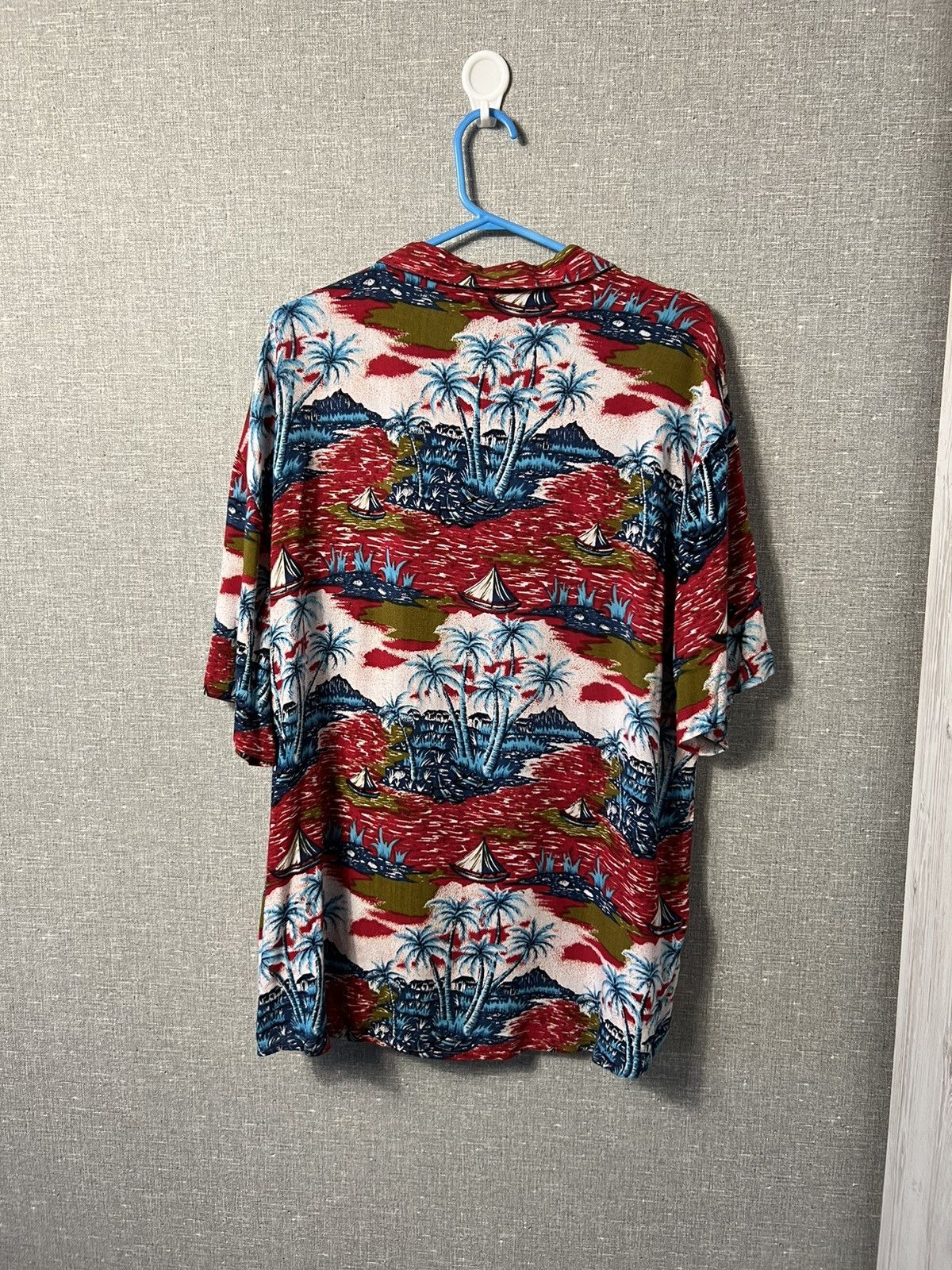 Fubu × Vintage Rare FUBU All Over Printed Hawaiian Button Shirt 100% Rayon Size US XL / EU 56 / 4 - 10 Thumbnail
