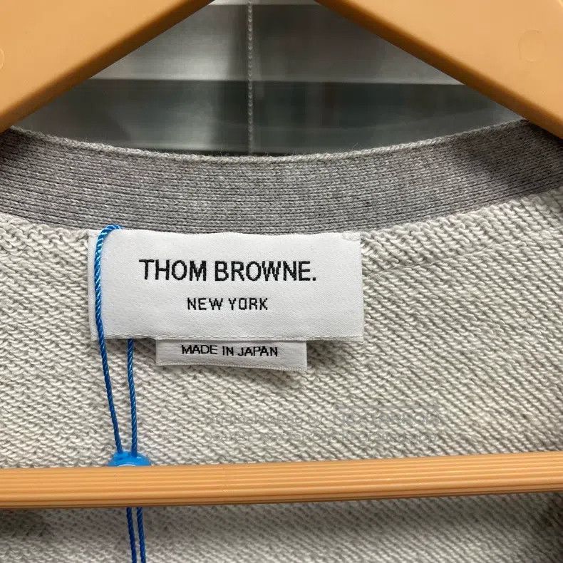 Thom Browne Thom Browne Classic Gray Four-Stripe Open-Front Cardigan Size US S / EU 44-46 / 1 - 3 Thumbnail