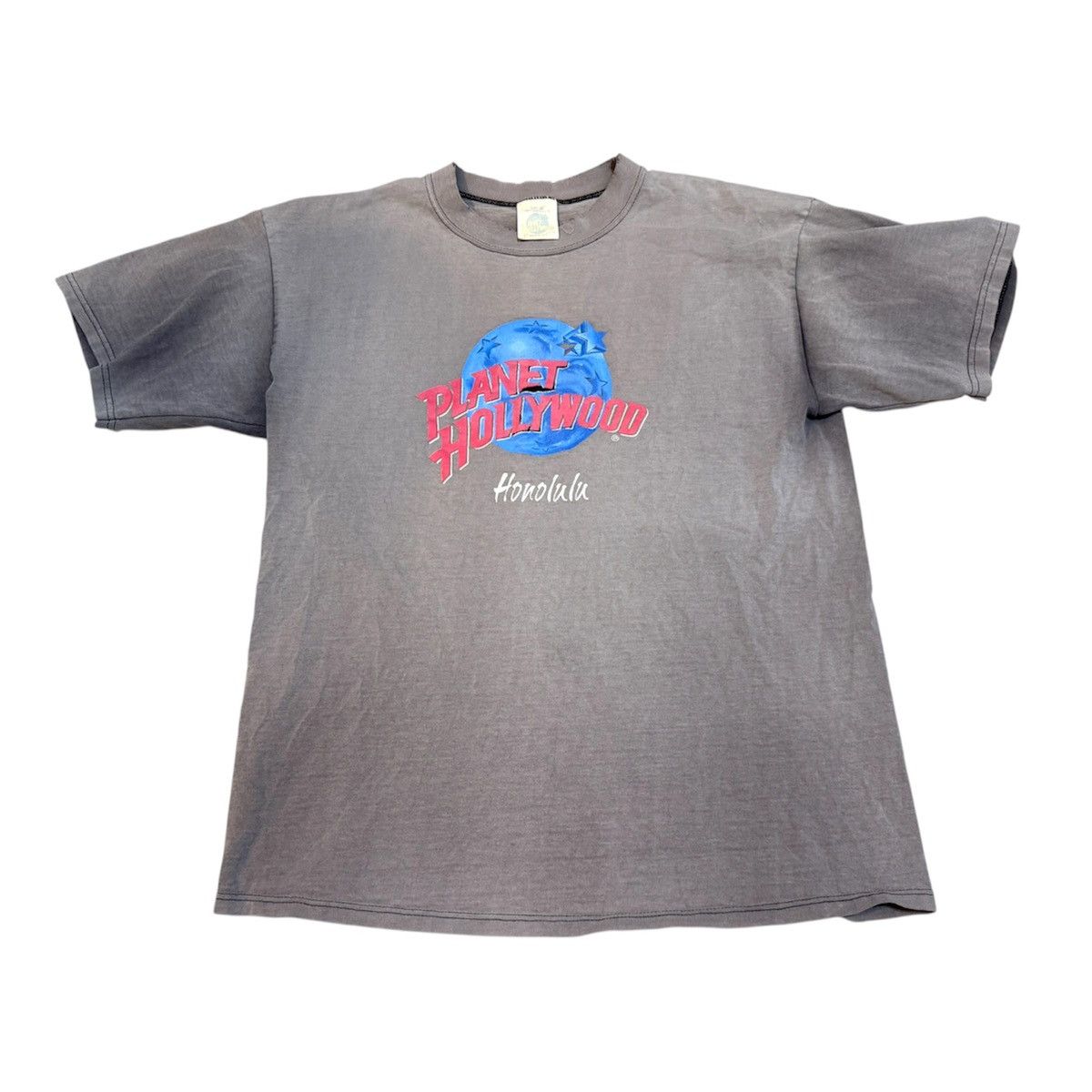 Vintage Perfect Fade Vintage 90s Planet Hollywood T Shirt Size US L / EU 52-54 / 3 - 1 Thumbnail