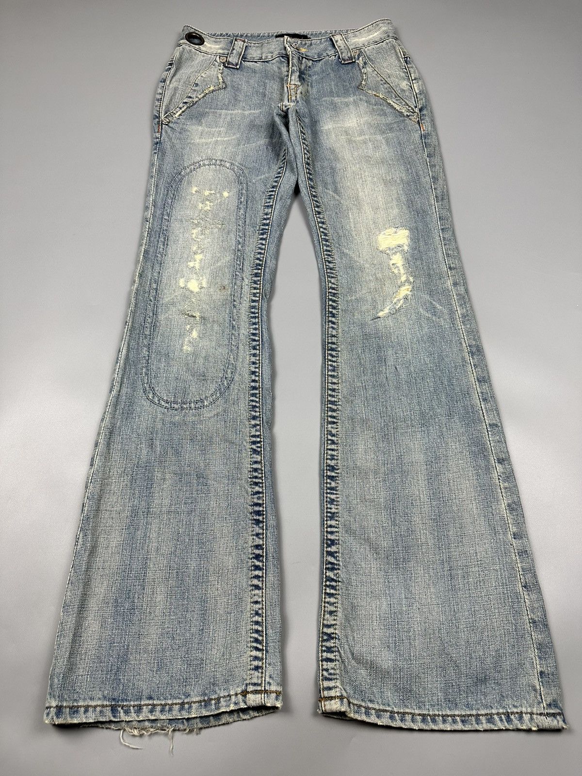 Vanquish Distressed Vanquish Flared Denim Size US 30 / EU 46 - 3 Thumbnail