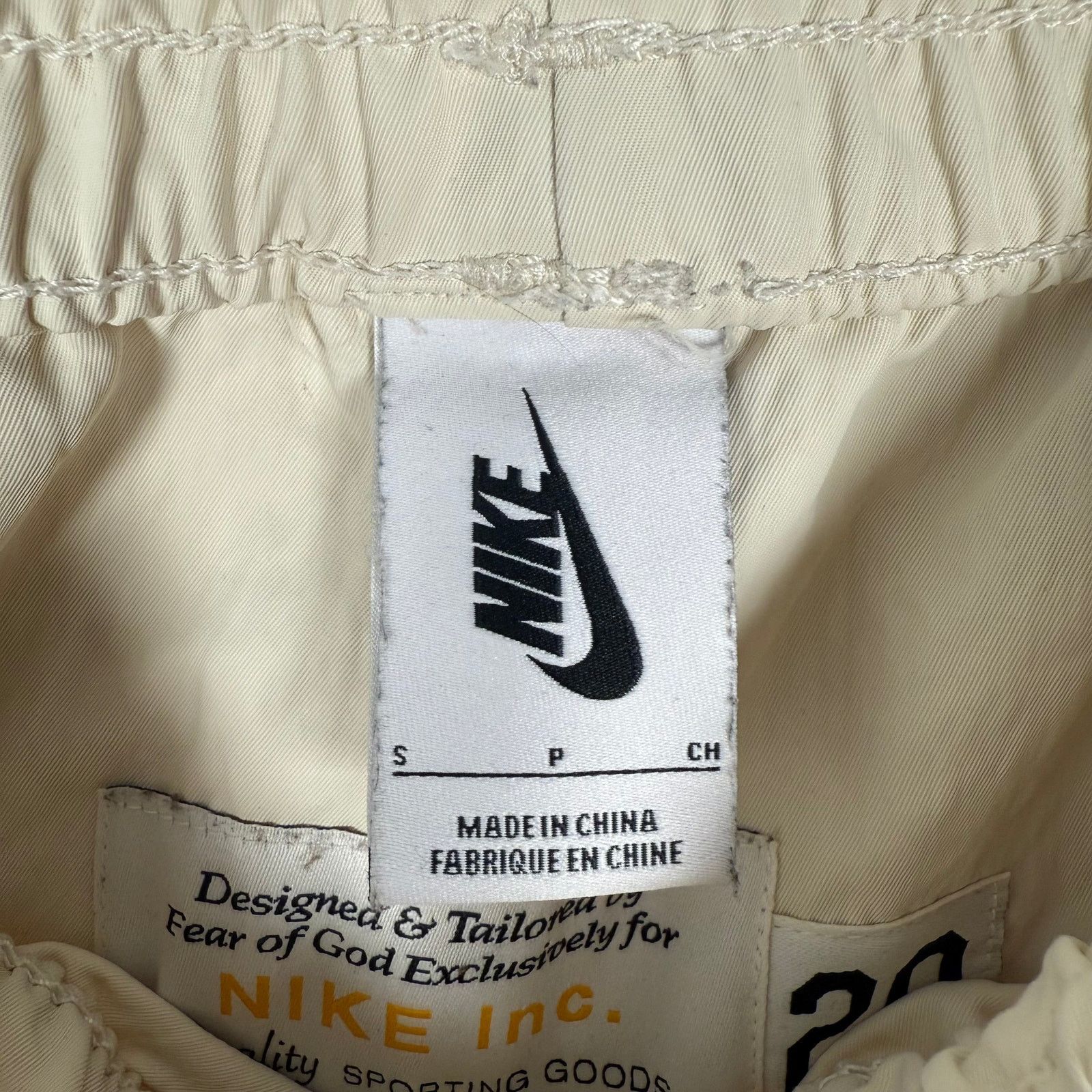 Fear of God × NBA Fear Of God x NBA x Nike Cream Basketball Shorts Size S Size US 30 / EU 46 - 10 Thumbnail