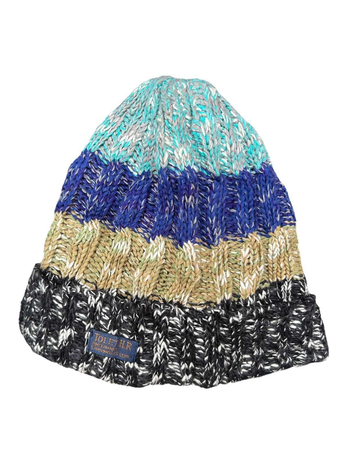 Japanese Brand × Kapital × Vintage Japanese Style Knitted Beanie Hats Rare ☠️🎌☠️☠️ Size ONE SIZE - 1 Thumbnail