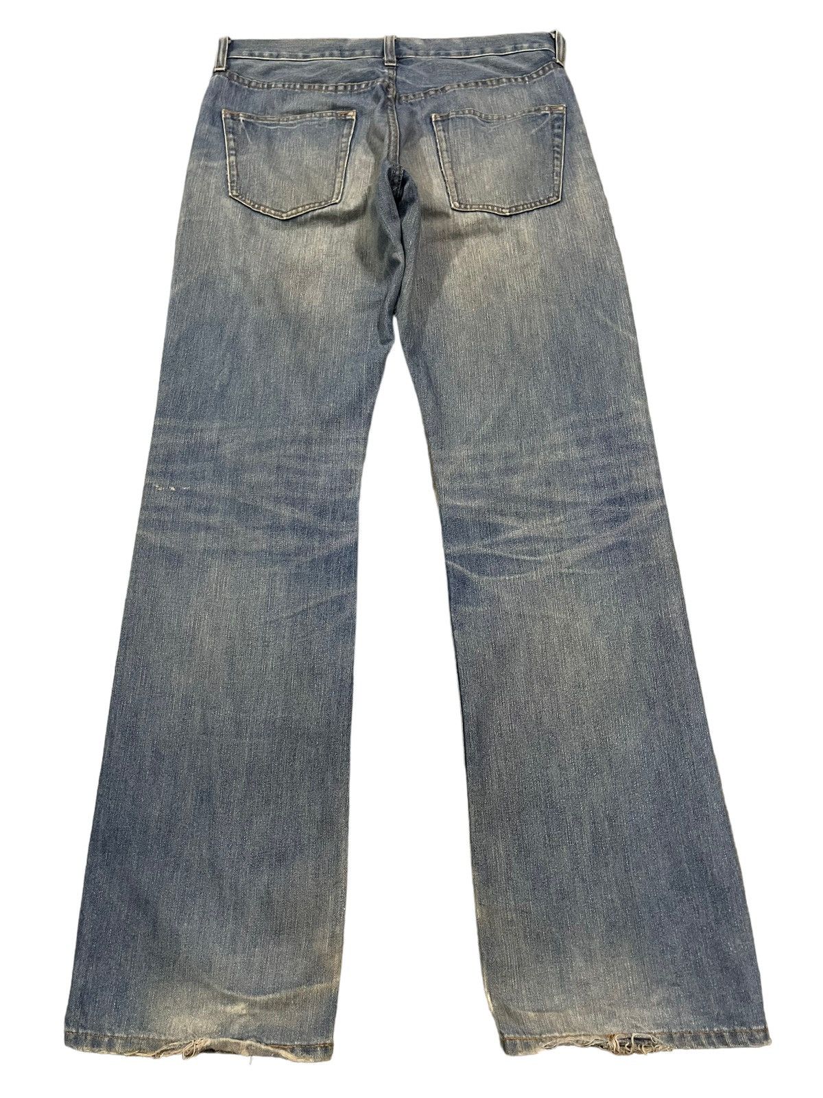 14th Addiction Vintage Japanese Brand Blue Wash Style Baggy Jeans Size US 31 - 2 Thumbnail