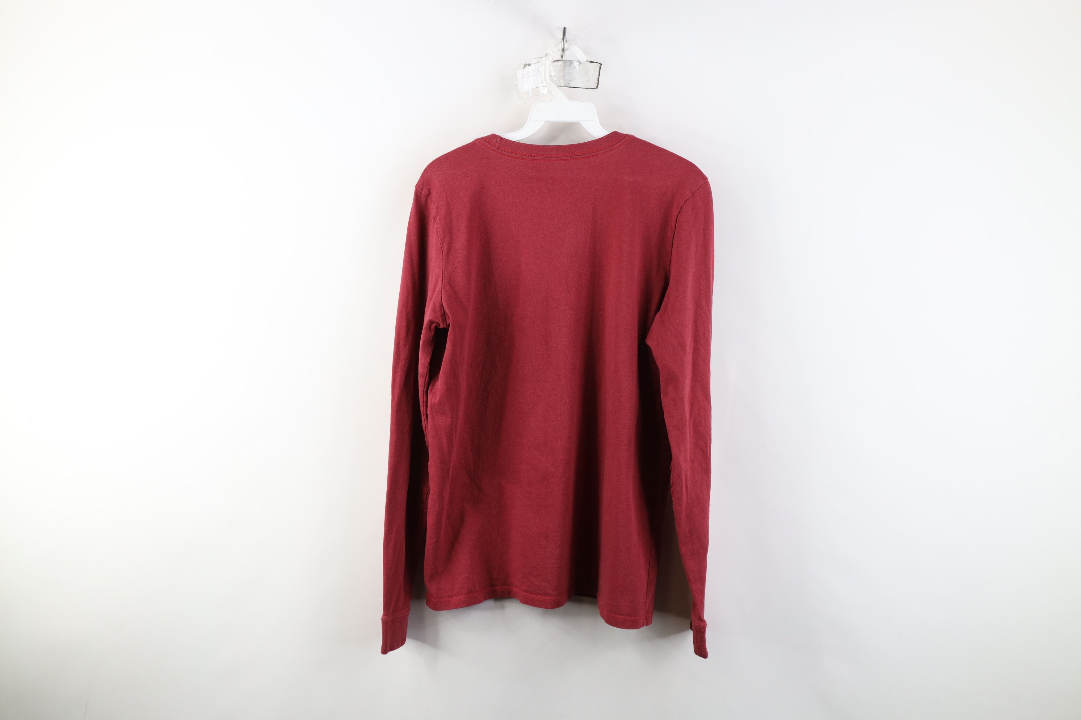 Life is Good Life Is Good Spell Out Heart Long Sleeve T-Shirt Red Cotton Size M / US 6-8 / IT 42-44 - 12 Thumbnail