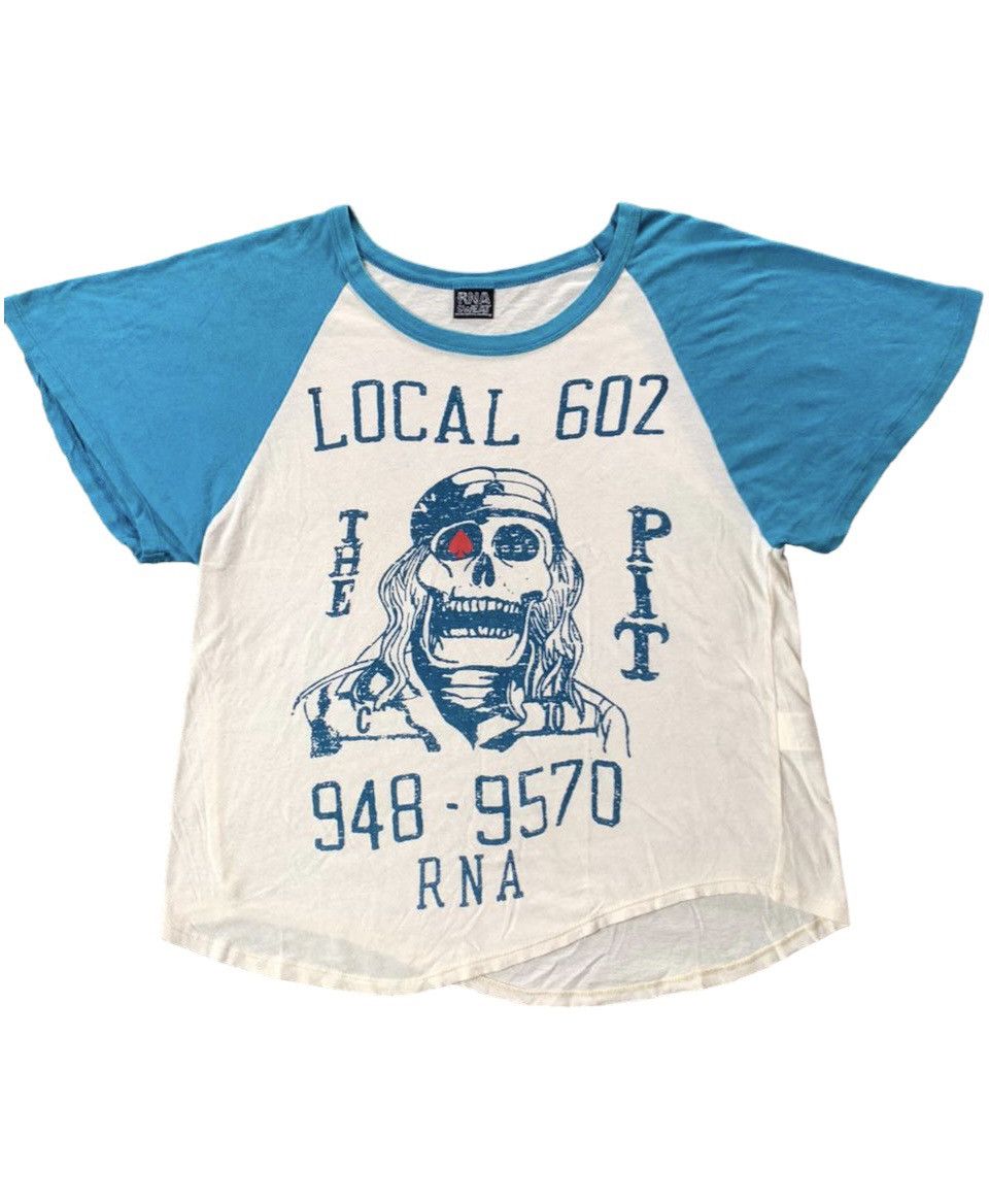 image of Archival Clothing x Skulls Rna Sweet Japanese Style Skull Shirt in White, Men's (Size Medium)