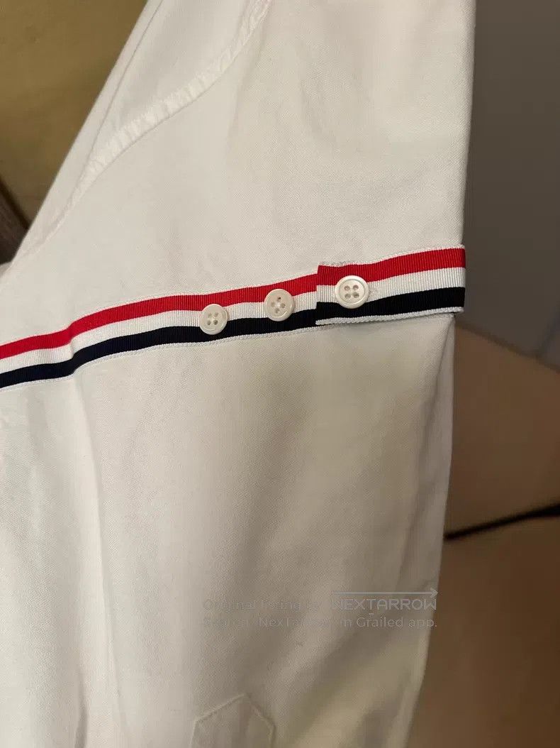 Thom Browne Thom Browne White Long Sleeve Shirt Size US M / EU 48-50 / 2 - 8 Thumbnail