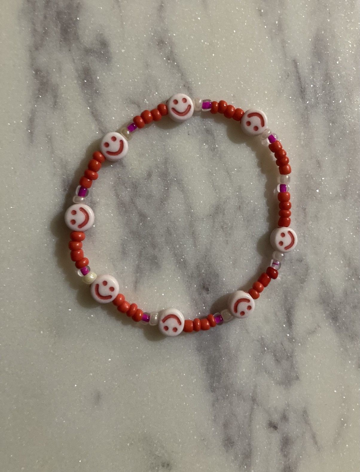 Other Vermillion red smiley face bracelet Size ONE SIZE - 1 Preview