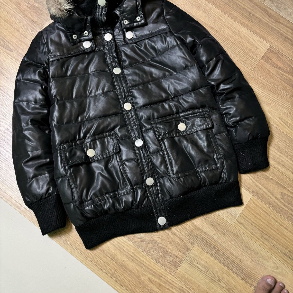 Hysteric Glamour × If Six Was Nine × Le Grande Bleu (L.G.B.) Back Number Fur jacket down puffer IfSixWasNine LGB Style Size M / US 6-8 / IT 42-44 - 7 Thumbnail
