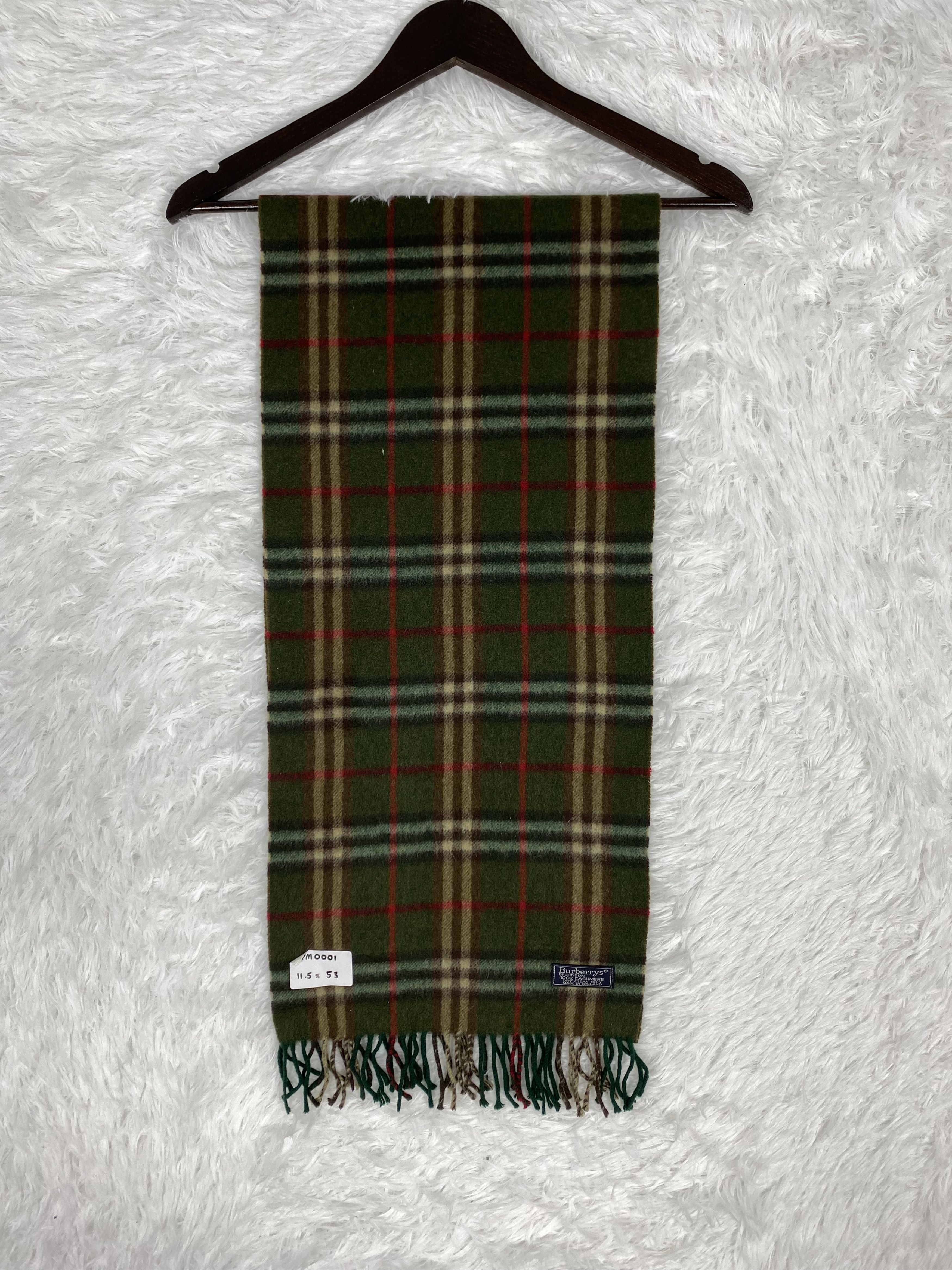 Burberry Vintage Burberry Scarf / Muffler Neckwear PM0001 Size ONE SIZE - 5 Thumbnail