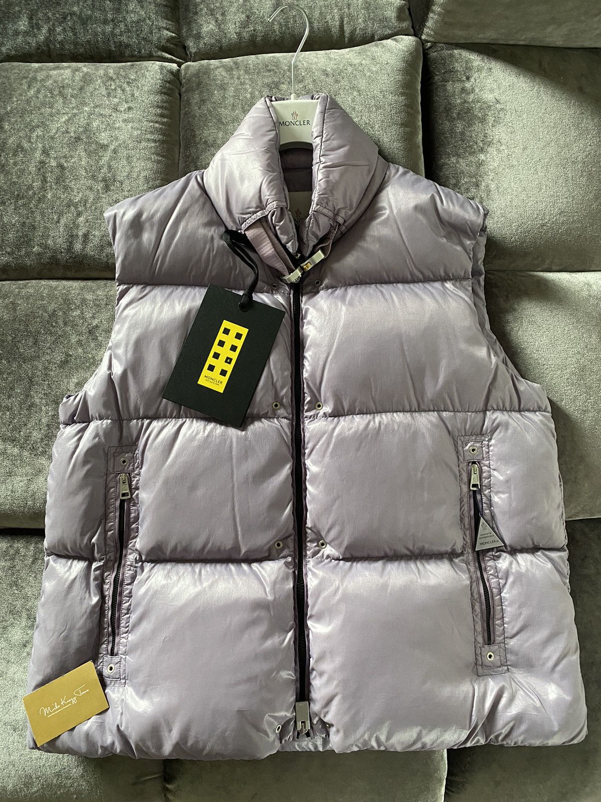 image of 2280€ 1017 Alyx 9Sm x Moncler Genius 6 Islote Down Vest in Purple, Men's (Size XL)