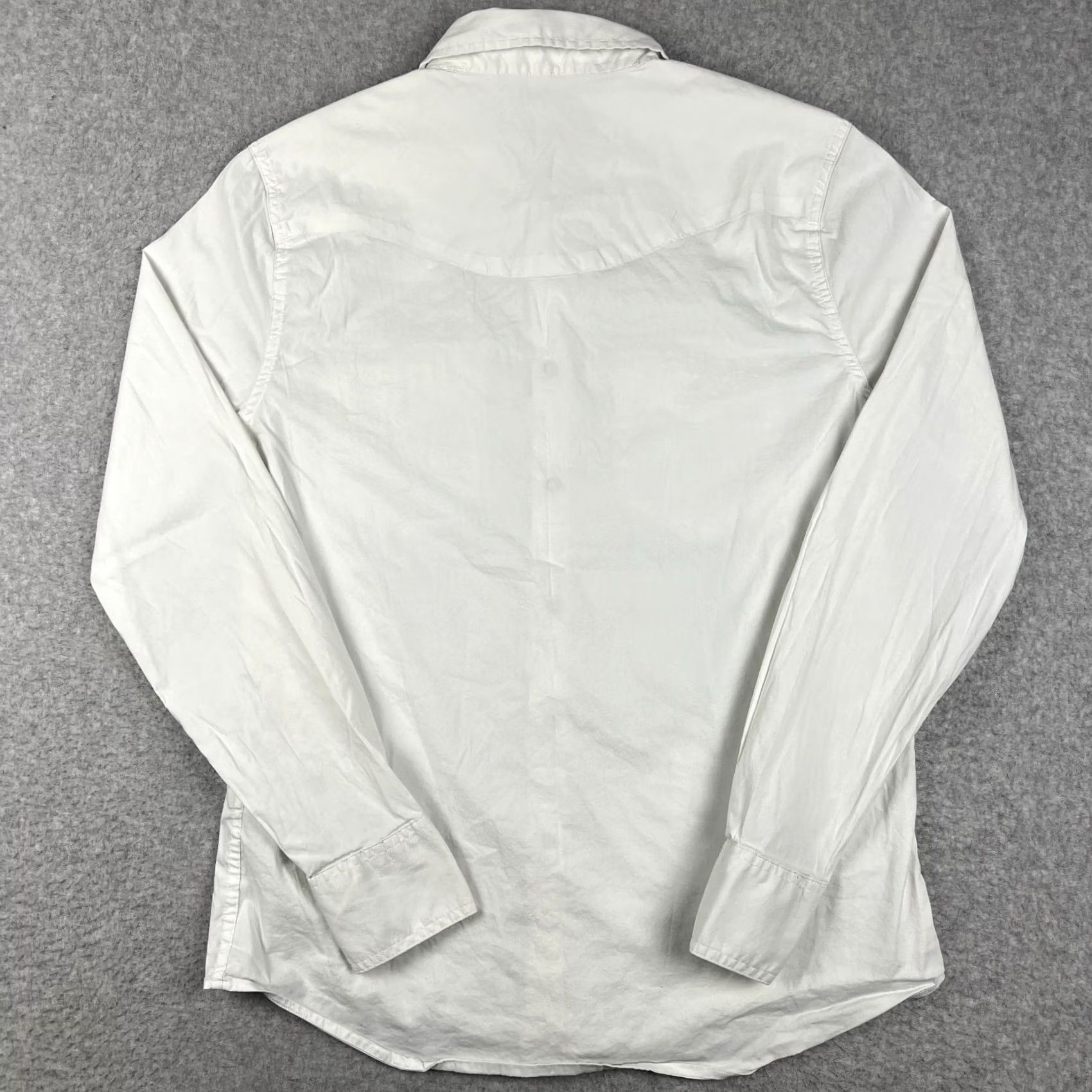 Tecovas Tecovas Pearl Snap Button Shirt Small Mens White Western Rodeo Size US S / EU 44-46 / 1 - 2 Thumbnail