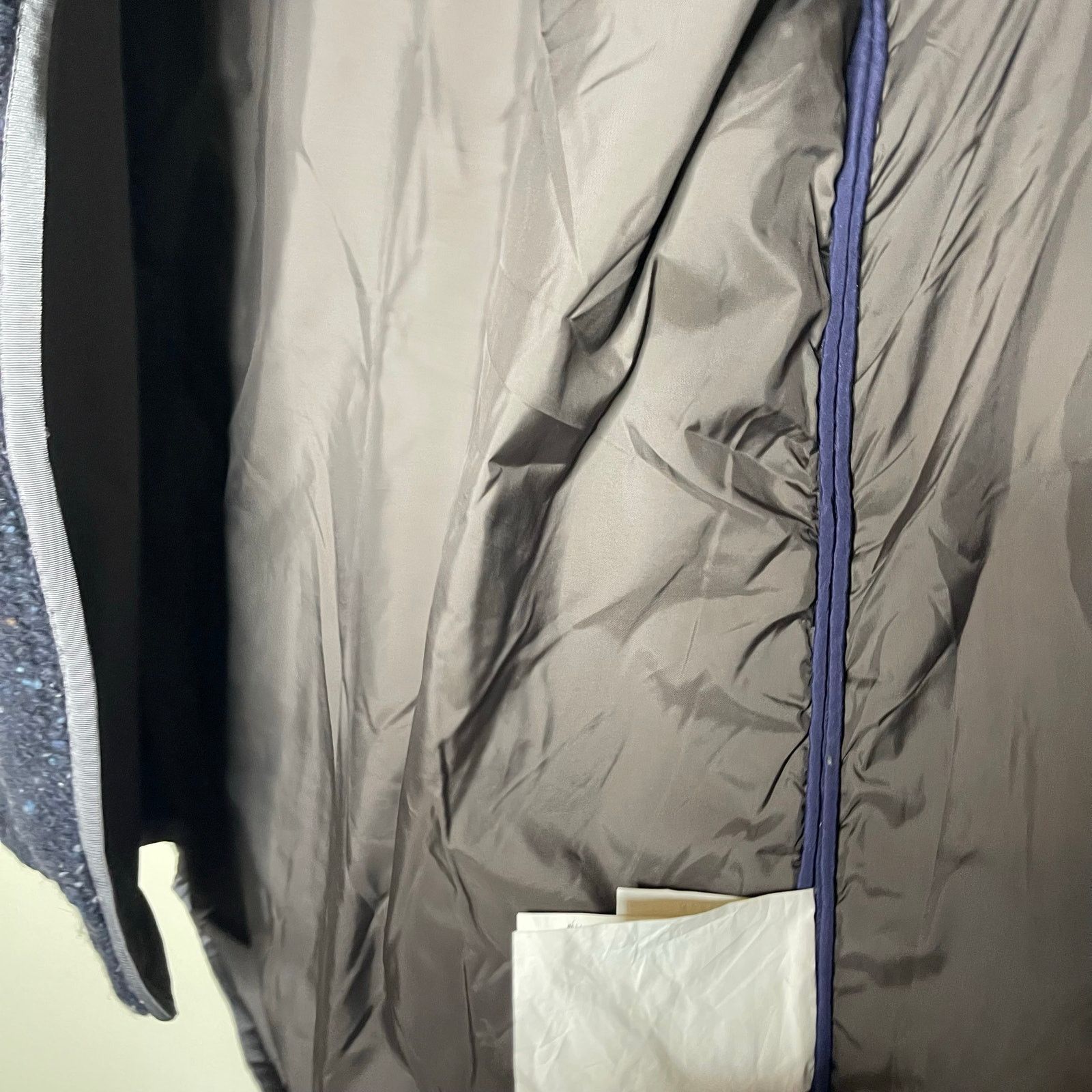 Sacai Sacai men navy knitted wool over puffer jacket sz 3 US L Size US L / EU 52-54 / 3 - 12 Thumbnail