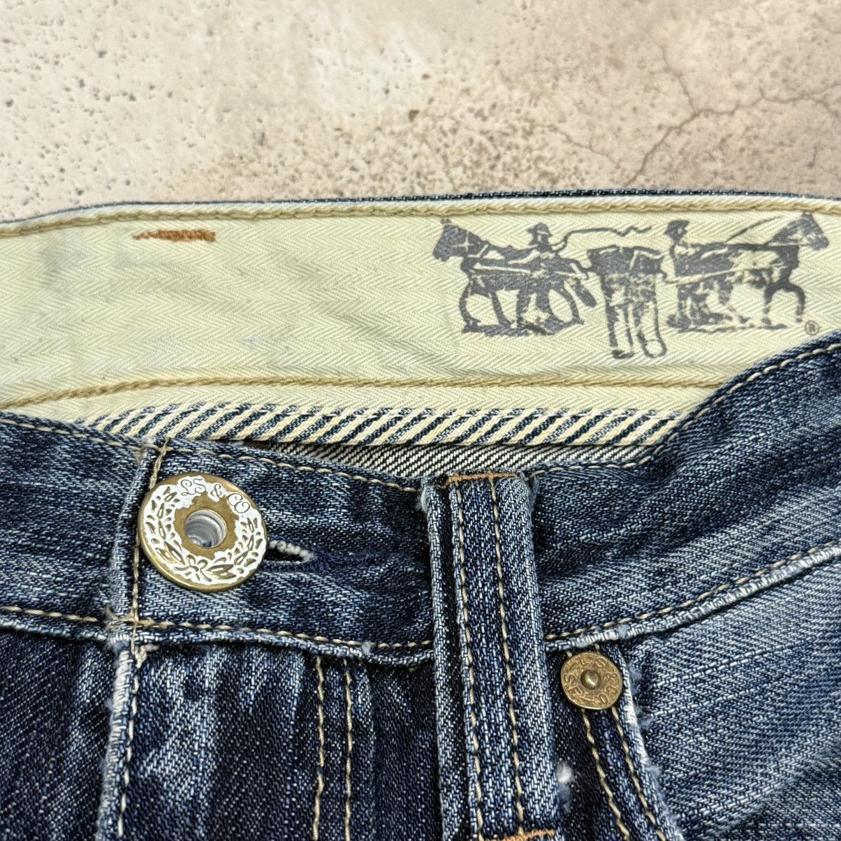 Levi's Levis 505 Selvedge Slim Straight Distressed Denim Pants Size US 28 / EU 44 - 13 Thumbnail