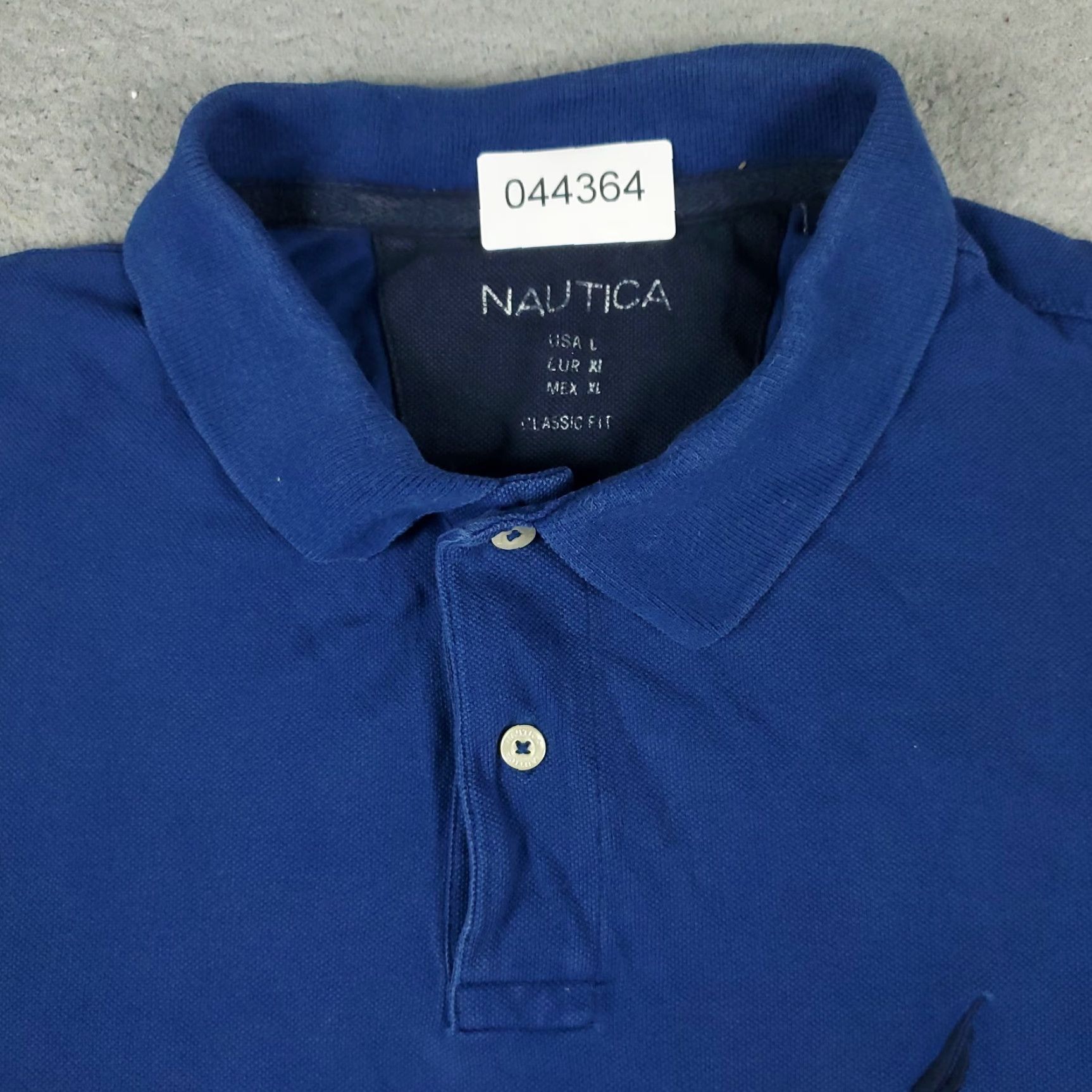 Nautica Nautica Polo Shirt Mens Large Blue Casual Short Sleeve Regular Fit Adult Polo Shirt Color Blue Navy Logo Button Front 90s Preppy Style Mens Size US L / EU 52-54 / 3 - 2 Thumbnail