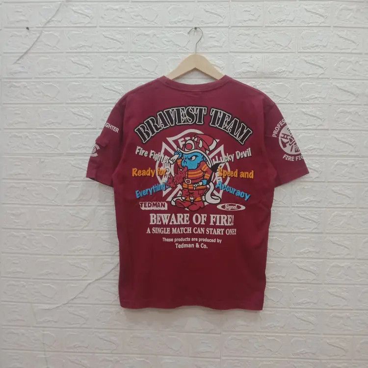 Tedman Vintage ted company fire fighter small pocket t-shirt Size US M / EU 48-50 / 2 - 1 Thumbnail