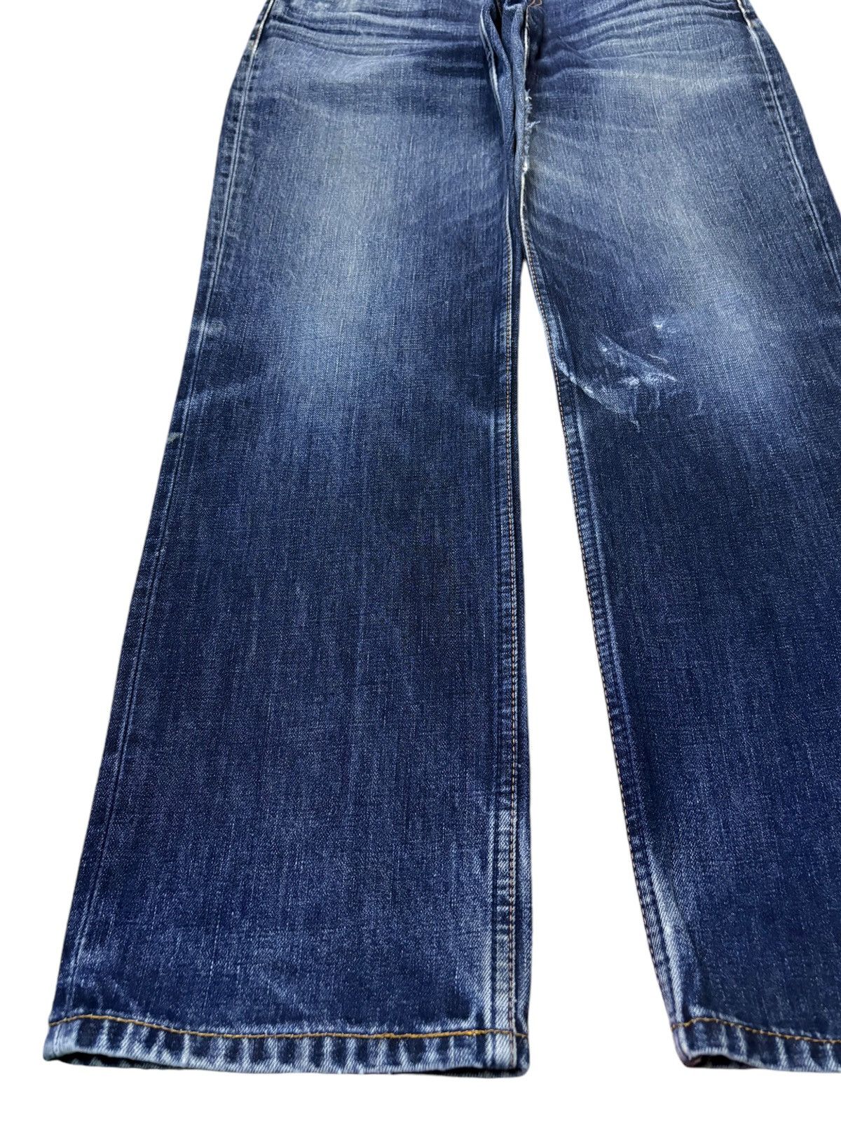 Levi's Vintage 90s Levis 502 Blue Wash Distressed Loose Jeans Size US 32 / EU 48 - 6 Thumbnail