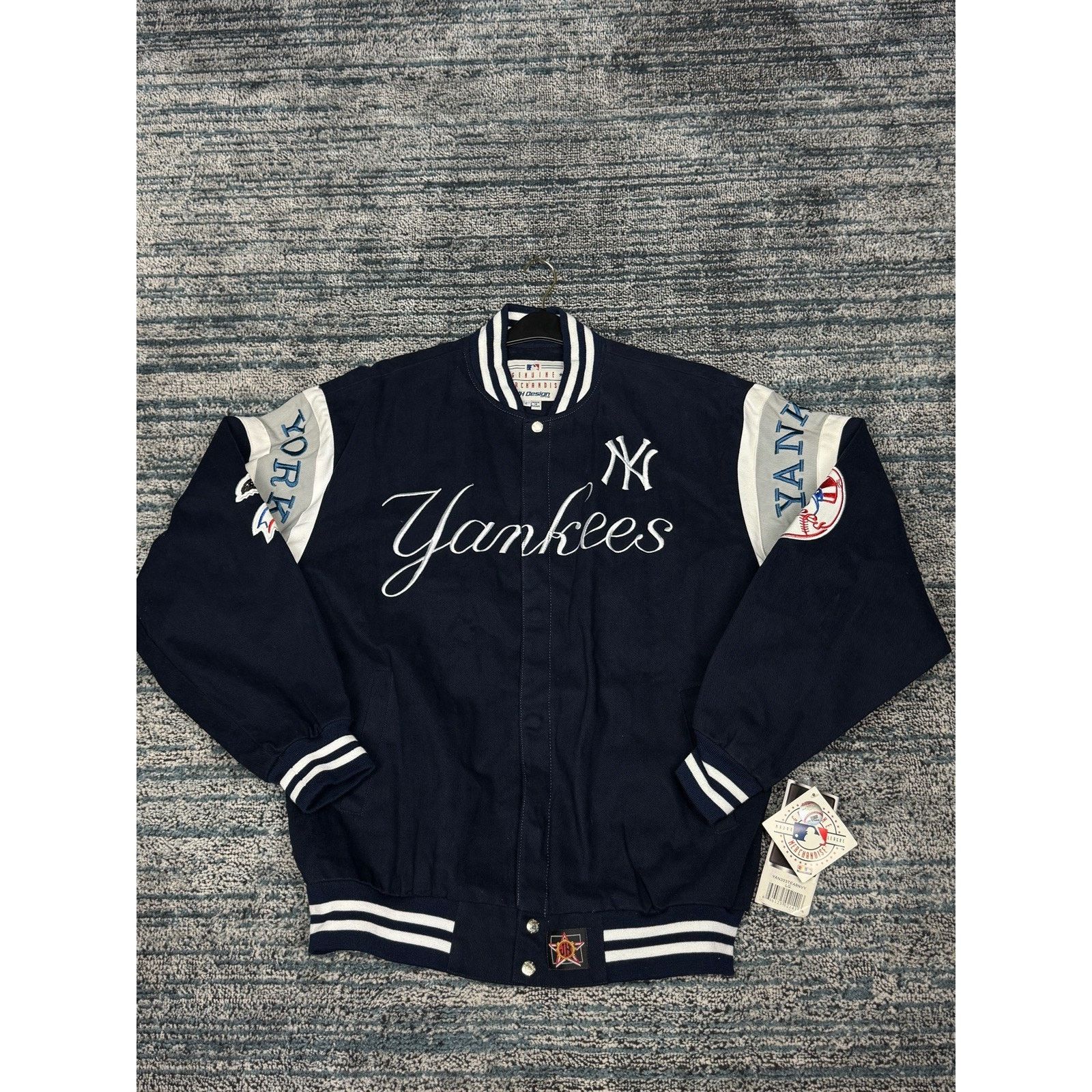 Vintage Vintage MLB Jeff Hamilton New York Yankees JH Jacket Size L Size US L / EU 52-54 / 3 - 3 Thumbnail